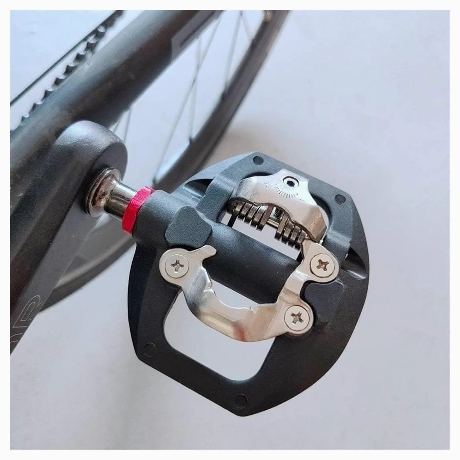 Pedales de Bicicleta, Pedal MTB, autoblocante, automático, Adaptadores Doble Plataforma con Cala para