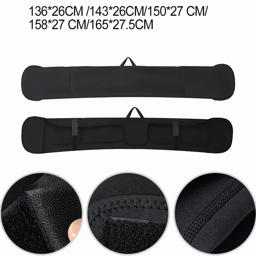 Besttoolifes Funda de neopreno para almacenamiento de snowboard, ajuste elástico flexible, protección contra arañazos y suciedad, diseño plegable ligero, para viajes en casa y por carretera