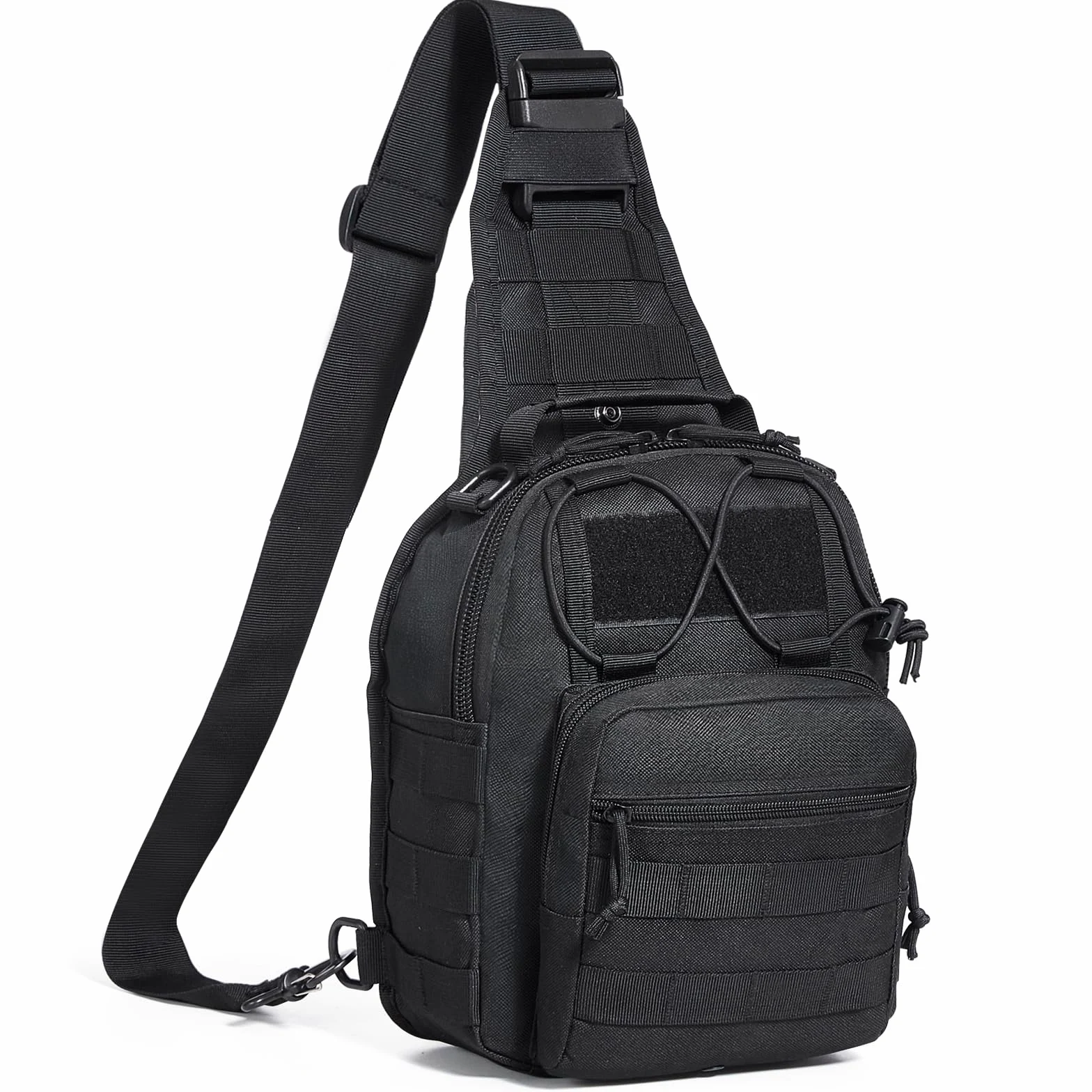 VEVOR Bolsa táctica, mochila militar para gimnasio con diseño Molle y bolsillos, bolsa de hombro táctica para camping, senderismo, gimnasio