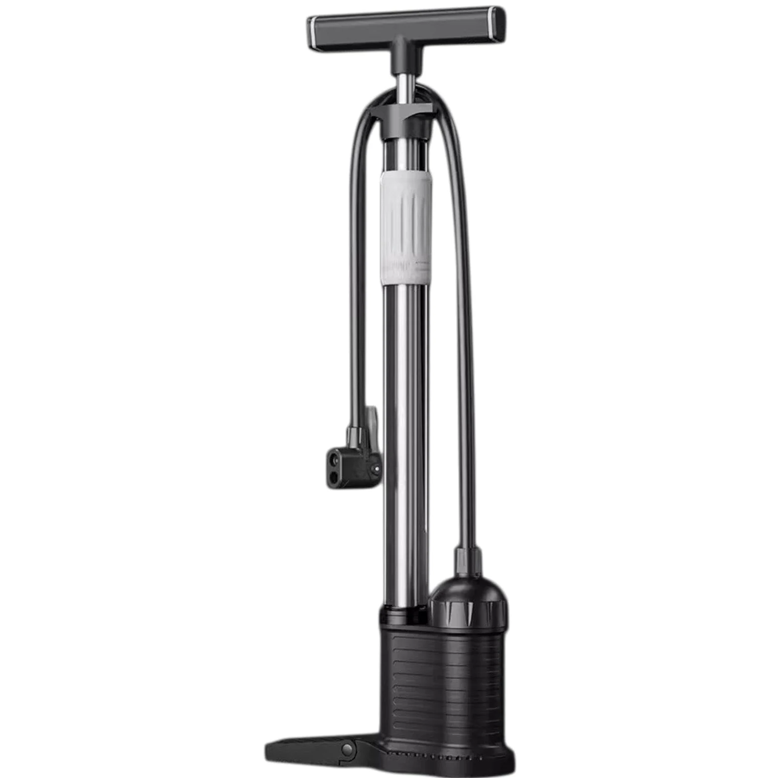 Bomba de Bicicleta - Bomba de Piso para Bicicleta - Bomba de Bola - Bomba de Aire de Alta Presión de 200 PSI con Válvula Presta y Schrader para Todas Las Bicicletas y Pelotas Deportivas