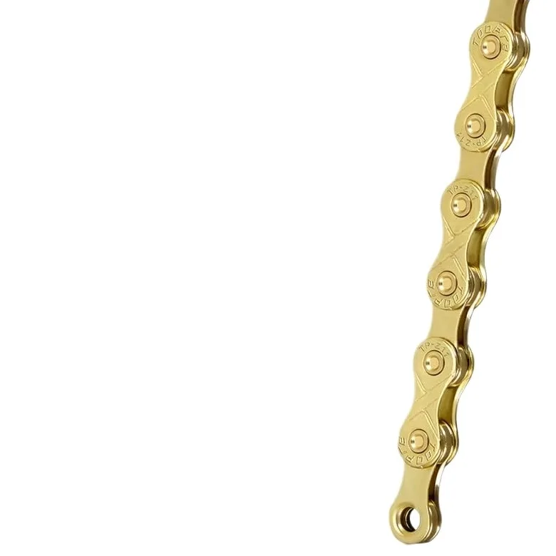 Cadena de Bicicleta, Cadenas de Bicicleta Doradas de 6, 7, 8, 9, 10 y 11 velocidades, for Carretera, 116 eslabones, antioxidantes.(11 Speed)