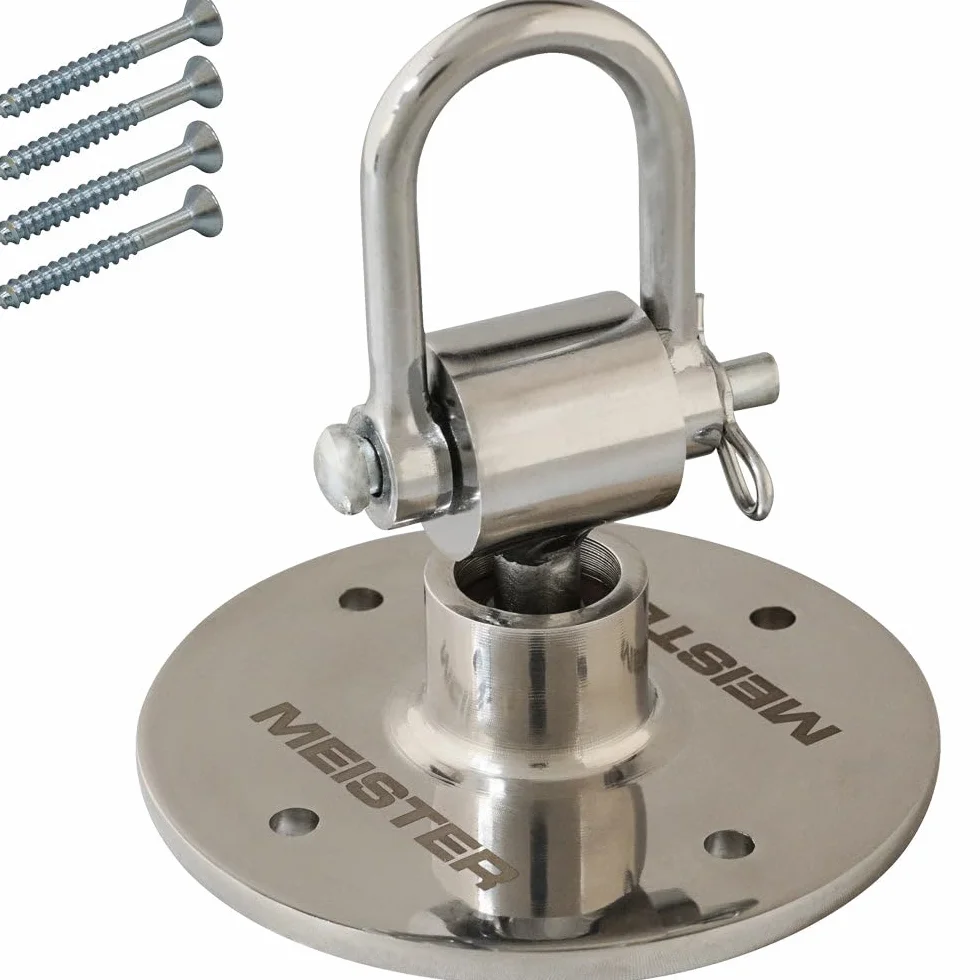 Meister Speed Bag Swivel - Soporte de Acero Inoxidable con rodamientos de Bolas de 360°