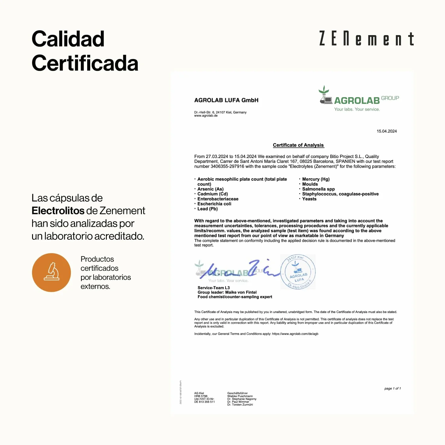 Electrolitos Minerales Sodio Magnesio Potasio Calcio 120 Cápsulas Vegetales Sin Gluten Sin Azúcar Zenement