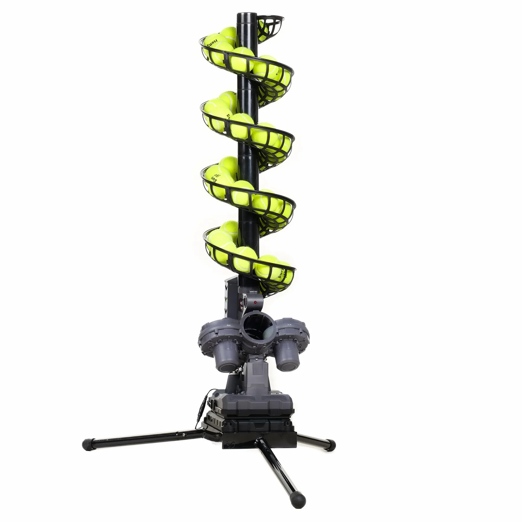 Furlihong 3807BH Máquina de Pelotas de Tenis con Base Triangular – Velocidad Ajustable, Oscilación Izq.-Der. y Movimiento Vertical de Lanzamiento, Entrenamiento para Todos los Niveles