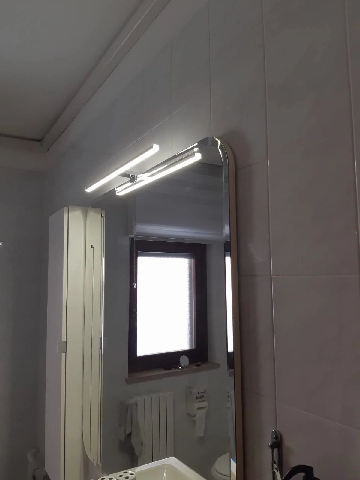 Lámpara de Espejo Baño LED 5W 30cm 400LM Blanco Neutro 4000K IP44 230V Aplique Pared