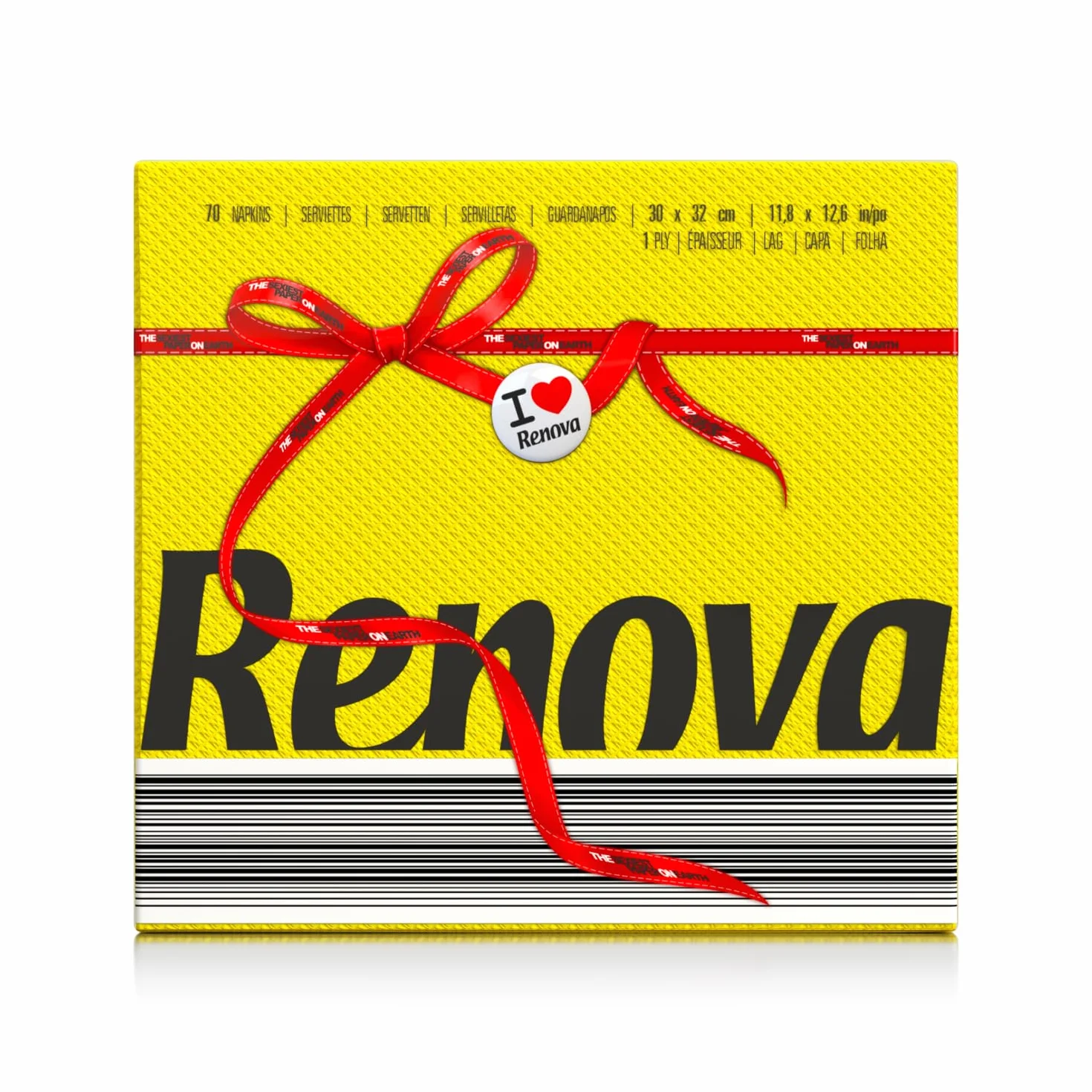 Renova Servilletas De Papel Amarillas 70 Unidades 30 x 32 cm