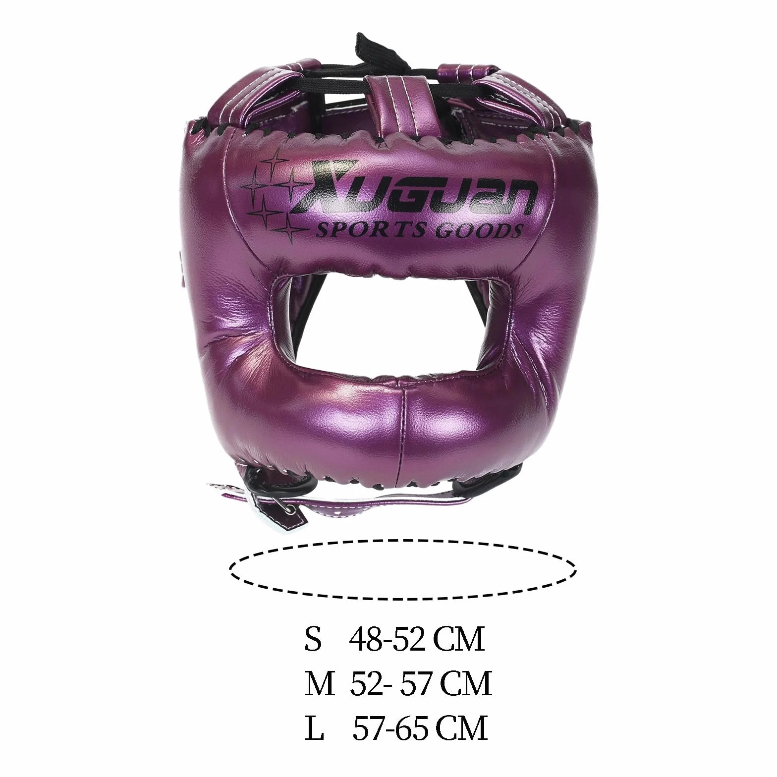 Casco de Boxeo Ajustable Acolchado Transpirable Protección para Karate Sparring