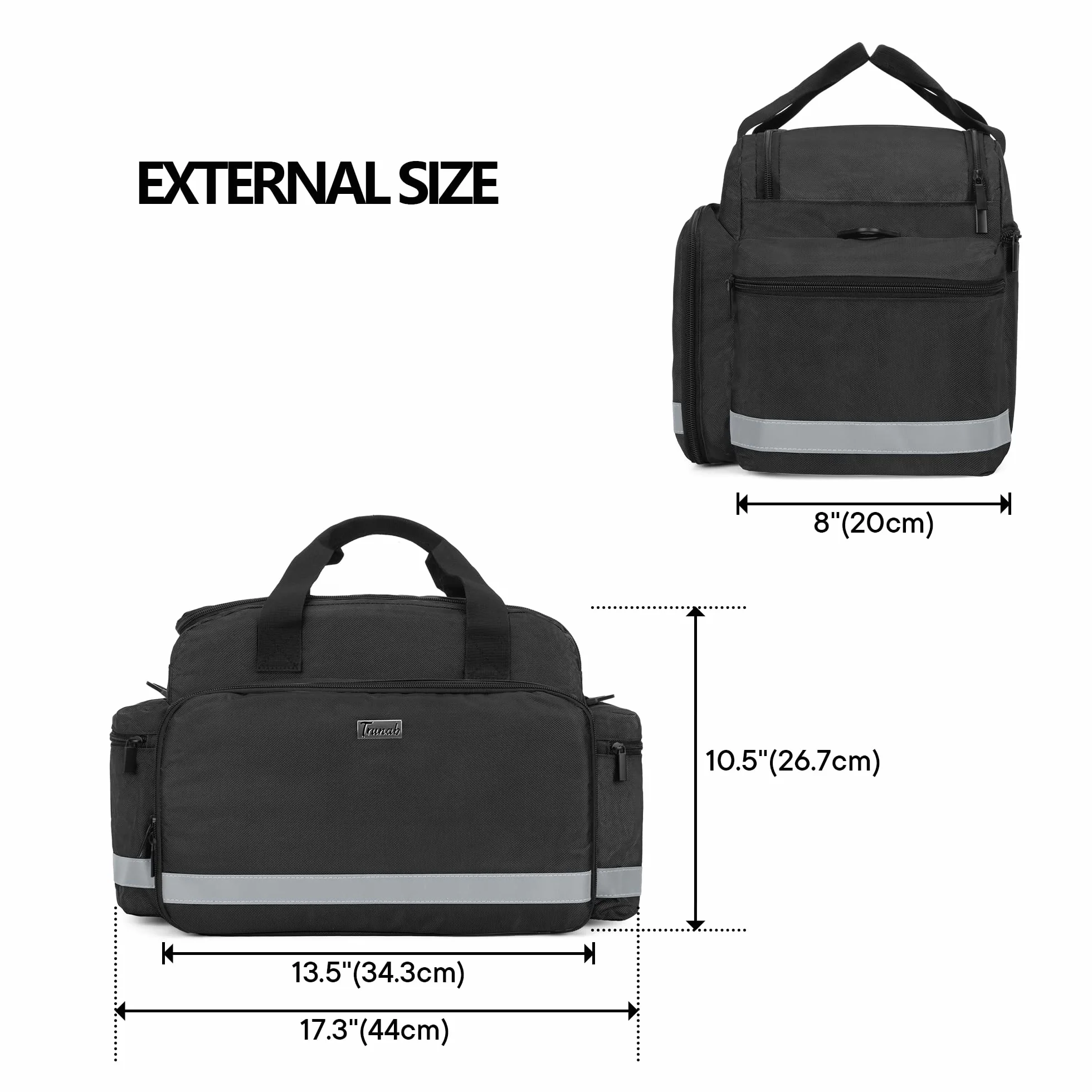 Trunab Bolsa de Clinica Médicos, Bolsa de Enfermera con Asa y Correa para el Hombro