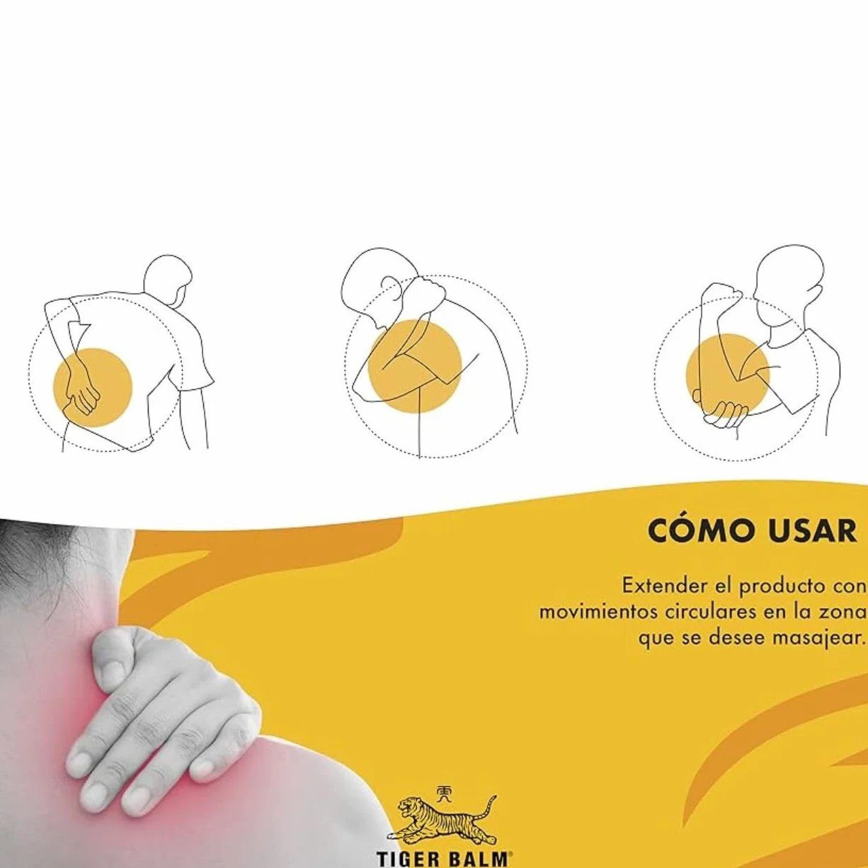 Tiger Balm Rojo Bálsamo Original para Masajes con Efecto Calor Alivio Muscular y Articular 19 g