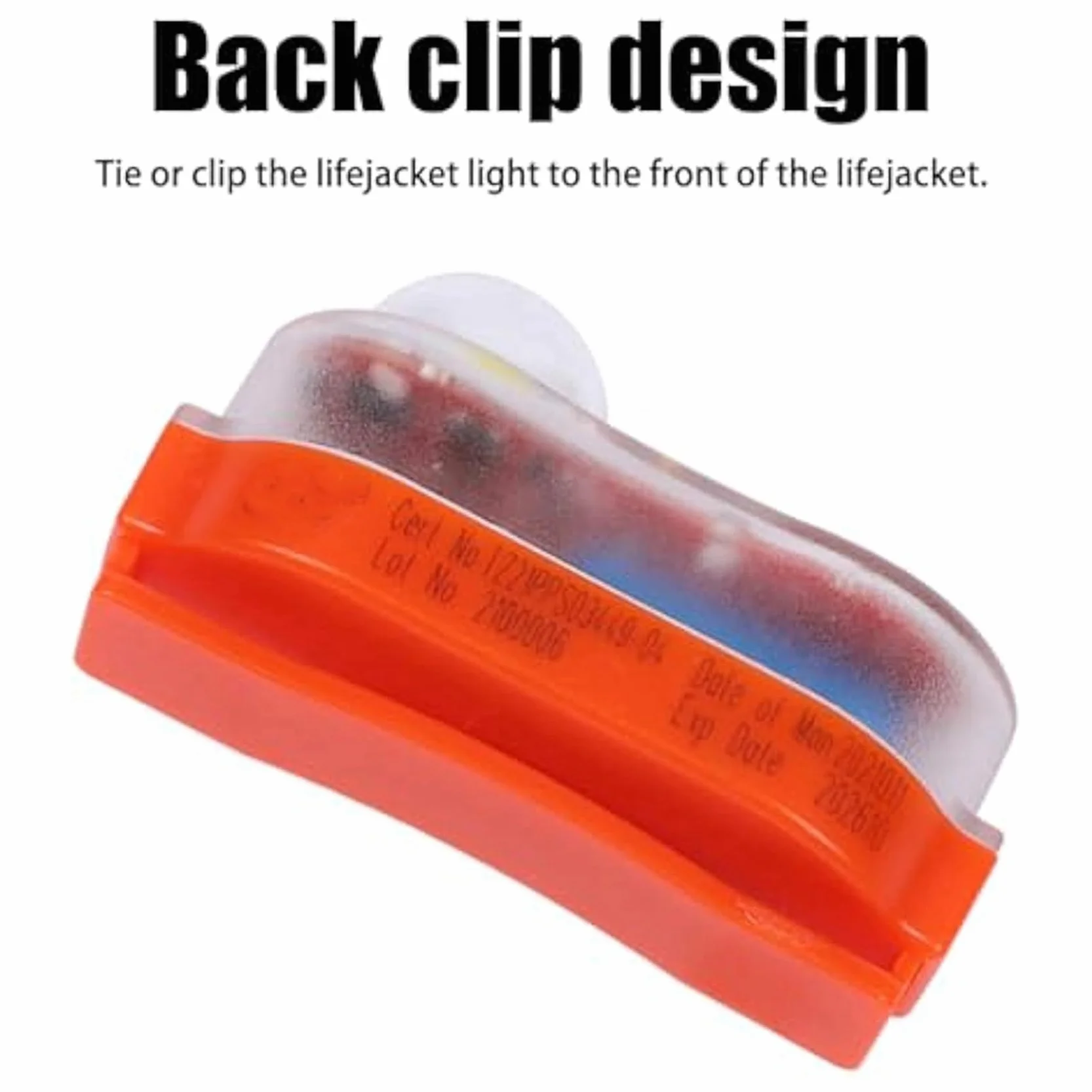 Chaleco de rescate (6 unidades, luz LED, chaleco de rescate Flash, para supervivencia de emergencia en agua