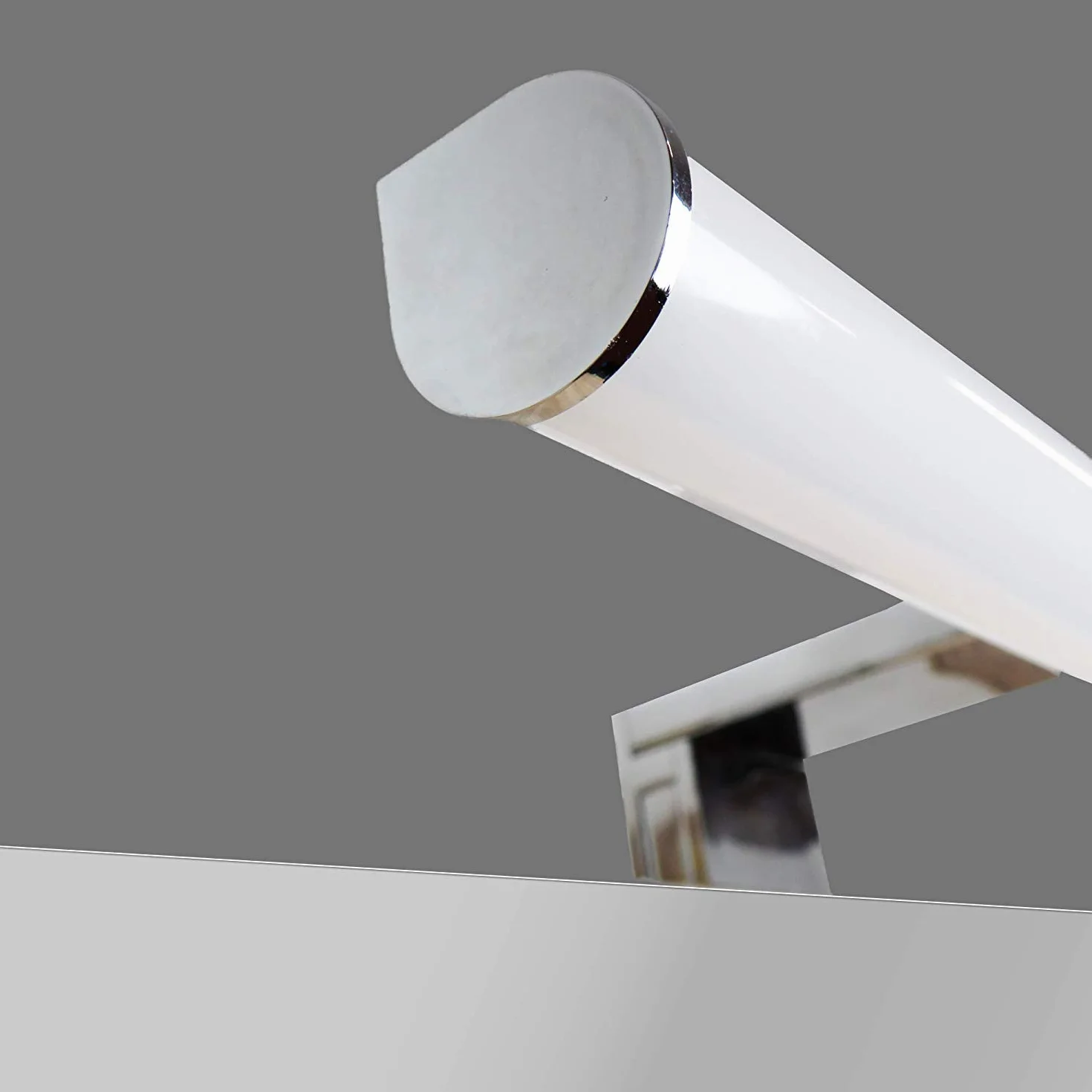 Luminaria Para Espejo LED 600 mm Superficie 230 V Cuarto de Baño Cromada Blanco Newtro