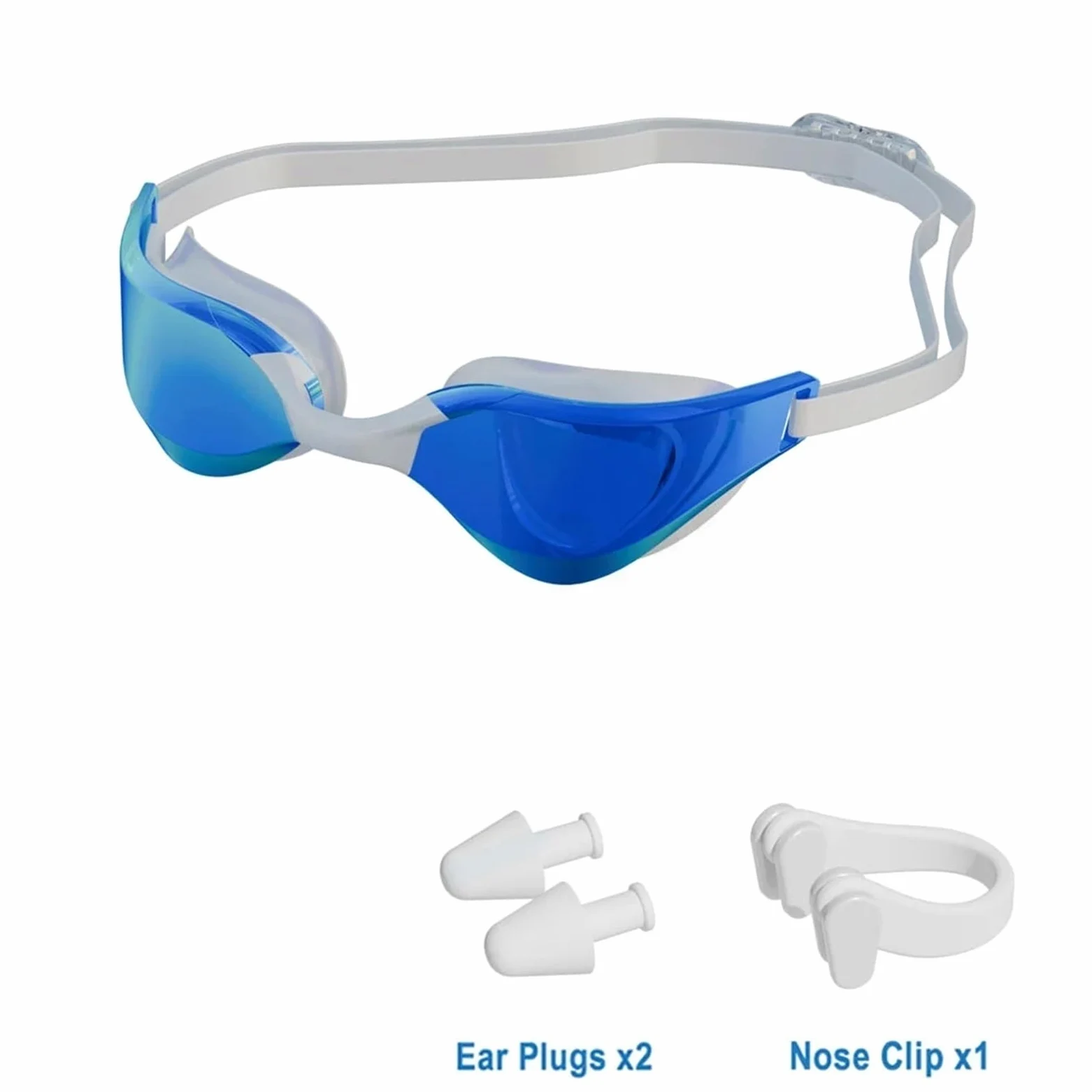 Gafas de natación antivaho for adultos Para Deportes | Hombres Mujeres con lentes gran angular HD Gafas de natación de silicona ajustables impermeables