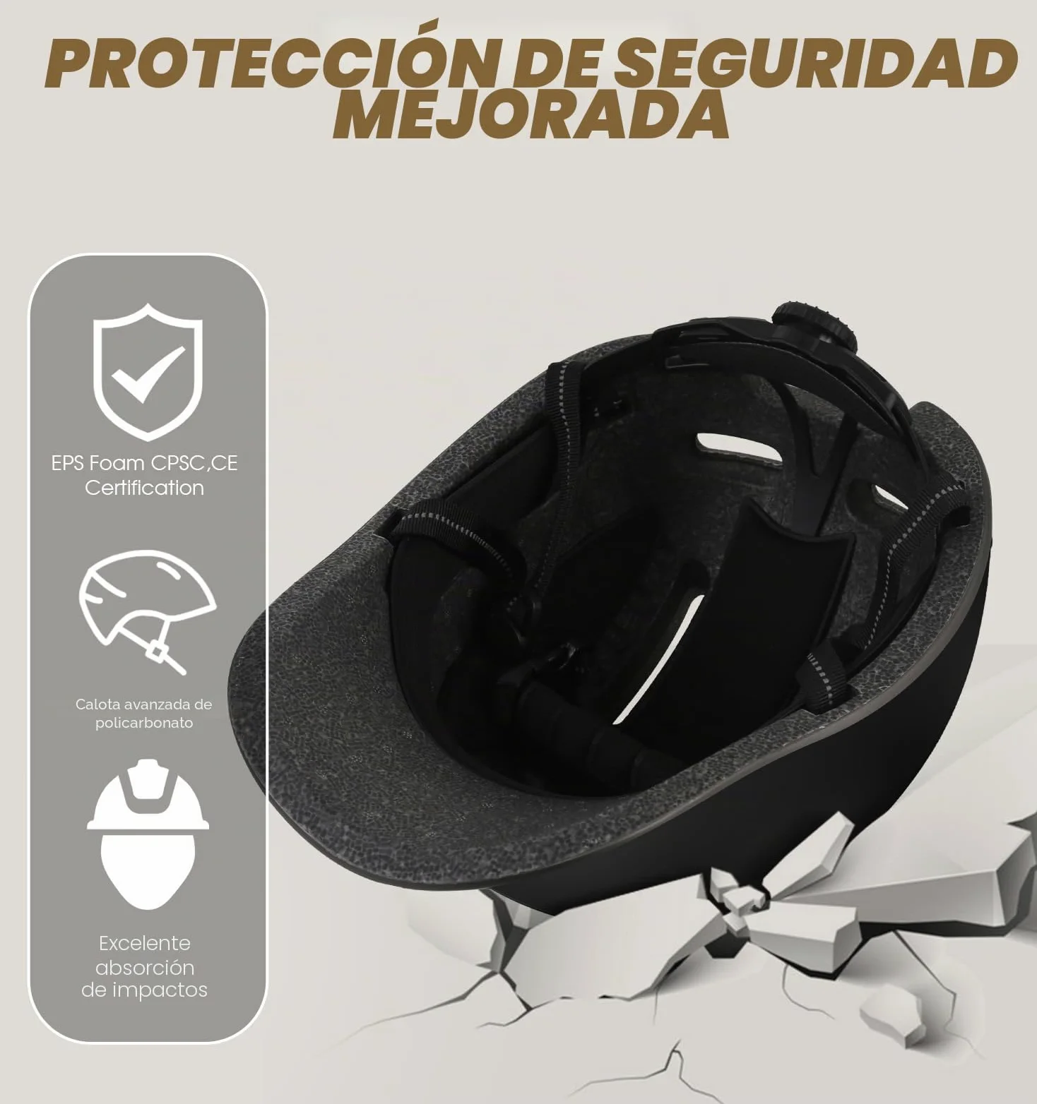 KINGLEAD Casco de Bicicleta, Casco Urbano Commuter, Elegante Casco de Bicicleta para Hombre y Mujer, para Ciclismo, Trekking, Ciudad, Scooter, Casco Ajustable