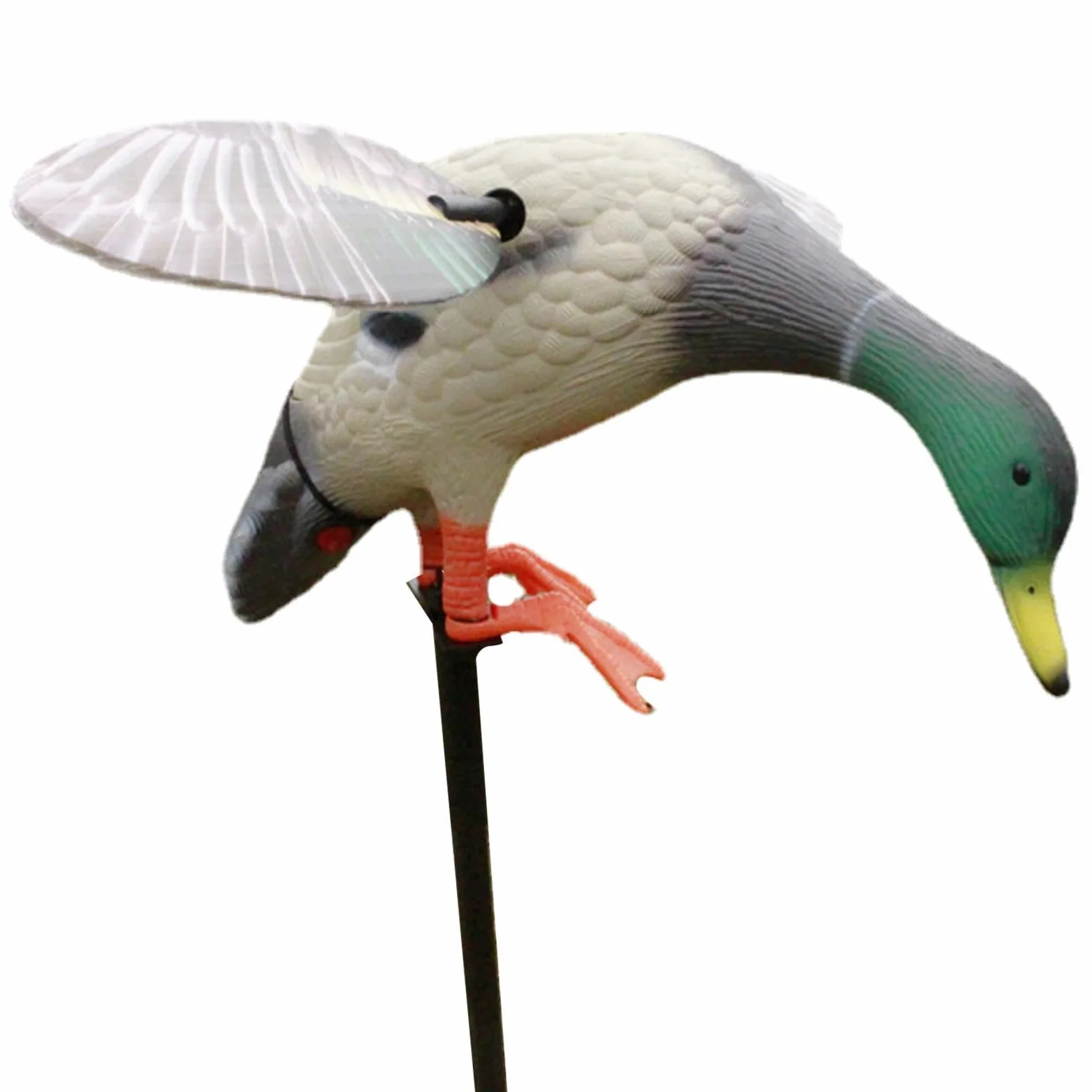 Señuelos de Caza de Patos, señuelos eléctricos de Caza de Patos | ala de señuelo Flexible, señuelo Alimentado por Pilas, señuelo Flexible de ala de Mallard, Control Remoto más