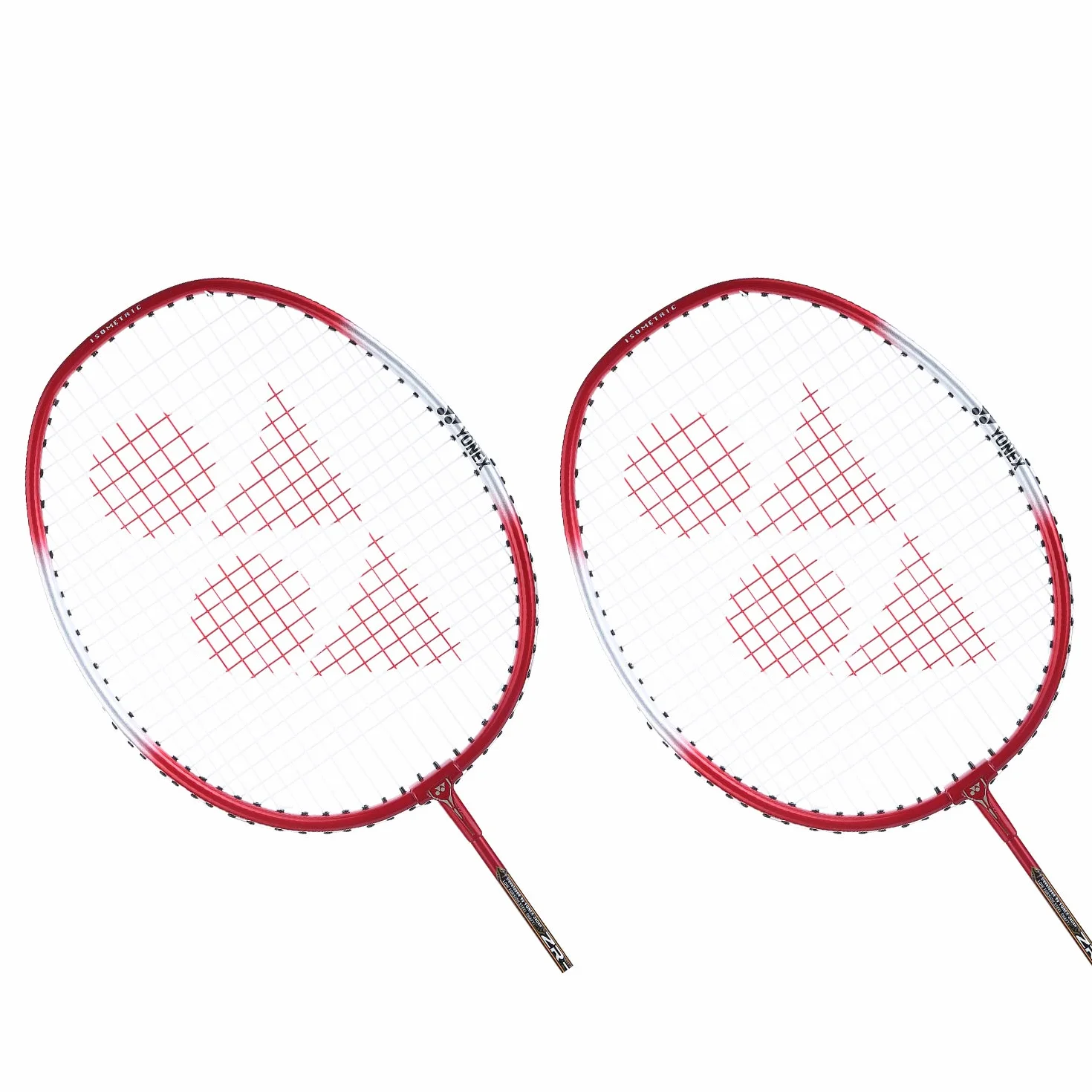 Yonex ZR 100 Raqueta de bádminton de Aluminio Ligero Juego de 2