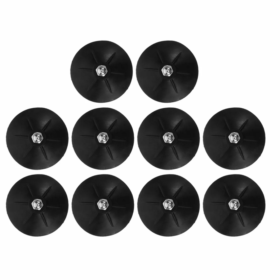 10 Ventosas de Goma para Sacos de Arena de Boxeo, Base de Succión Extra Fuerte y Estable, Accesorio Resistente de Caucho para Entrenamiento en Gimnasios y Uso Doméstico