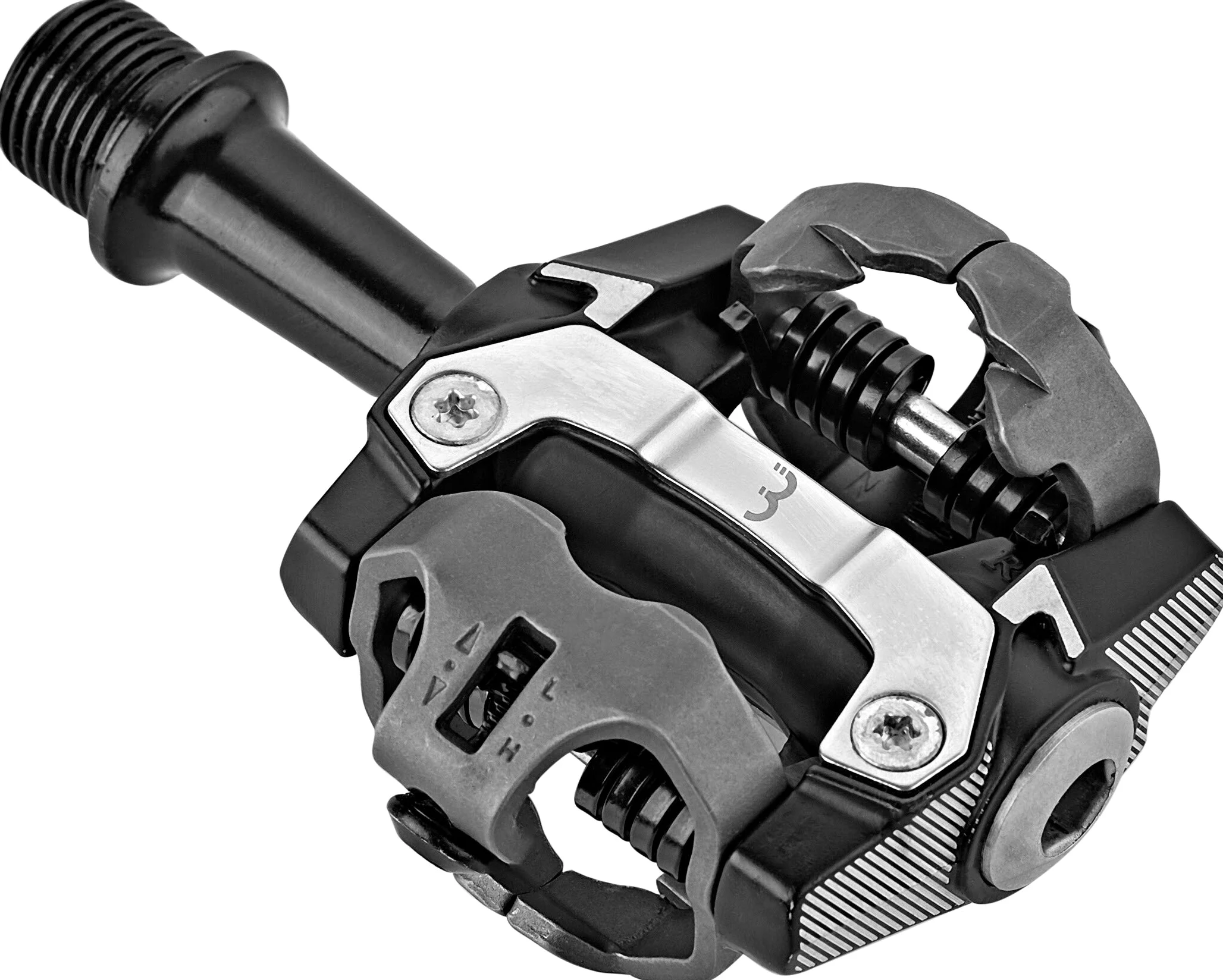 BBB Pedales de Bicicleta Cycling SPD, de Clic, Color Negro, Talla única | Compatible con SPD, plataforma robusta, transmisión de potencia fuerte, segura en Trail & Gravel