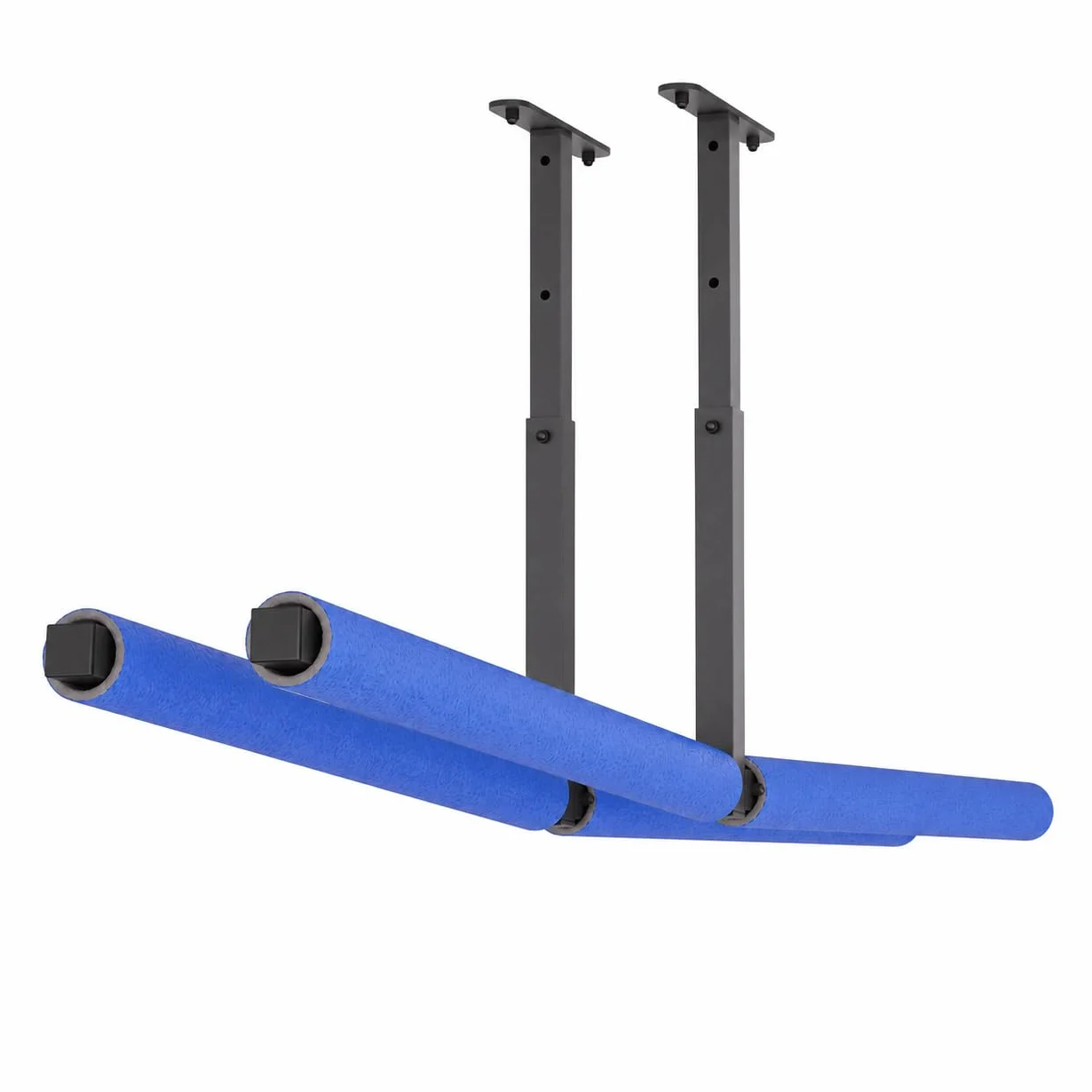 Estantería colgante de techo para kayak, tabla de surf, 2 unidades, azul