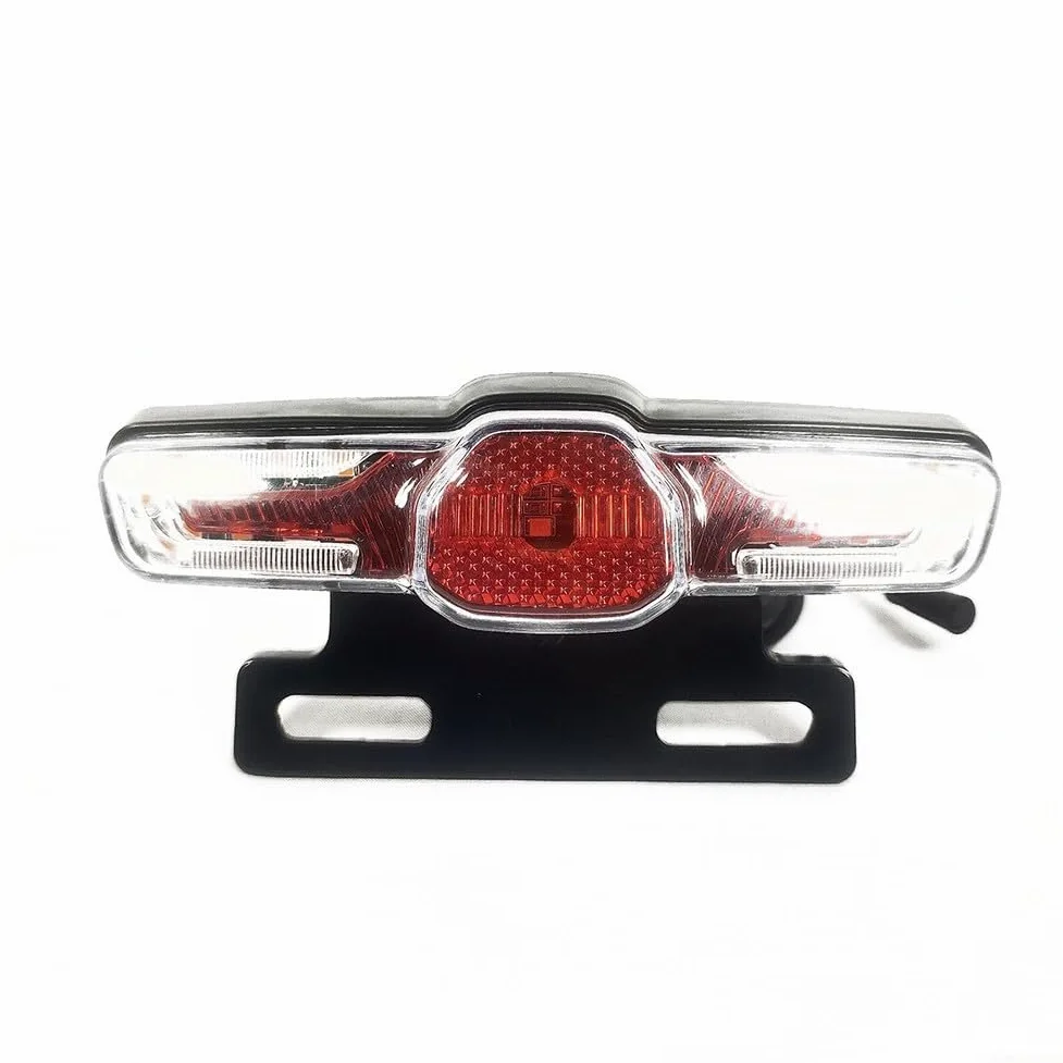 Kit de luces eléctricas para bicicleta eléctrica de 36 V-72 V, luz trasera, intermitentes, sistema de iluminación para bicicleta eléctrica con interruptor de control para bicicleta eléctrica, scooter