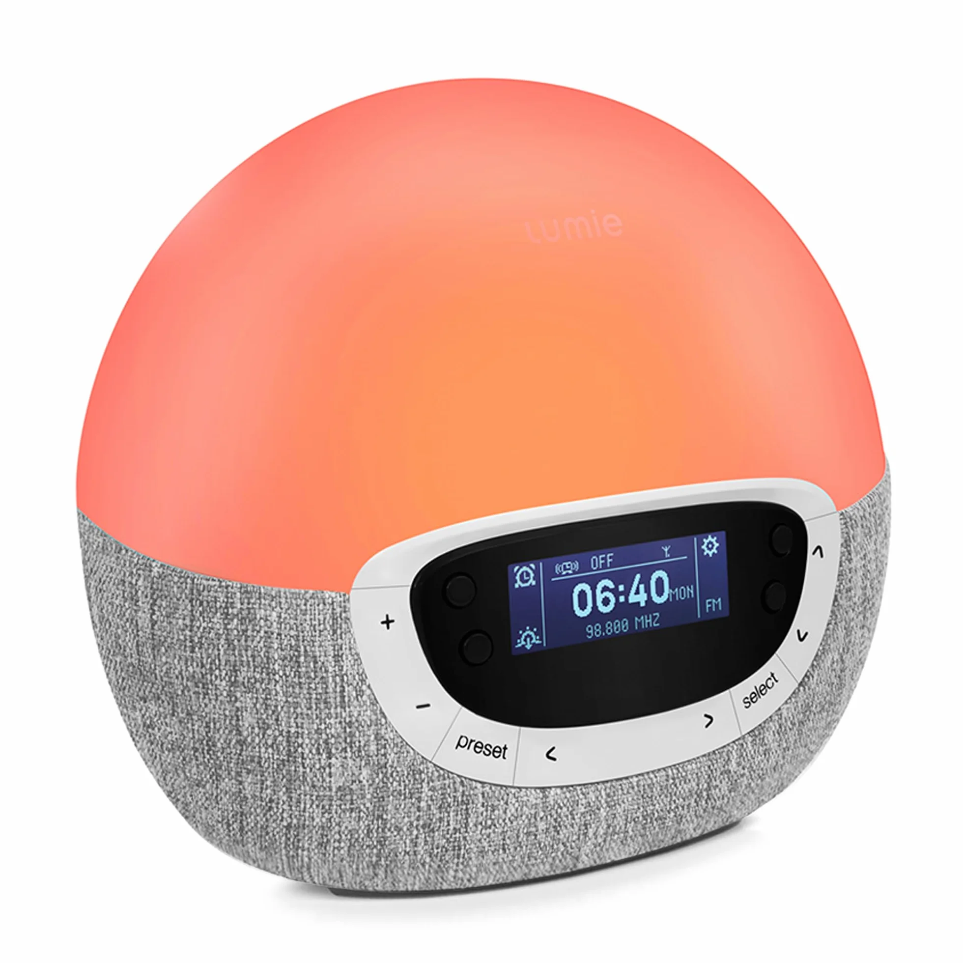 Lumie Bodyclock Shine 300 Despertador con Luz Simulación de Amanecer y Atardecer Graduales Radio FM