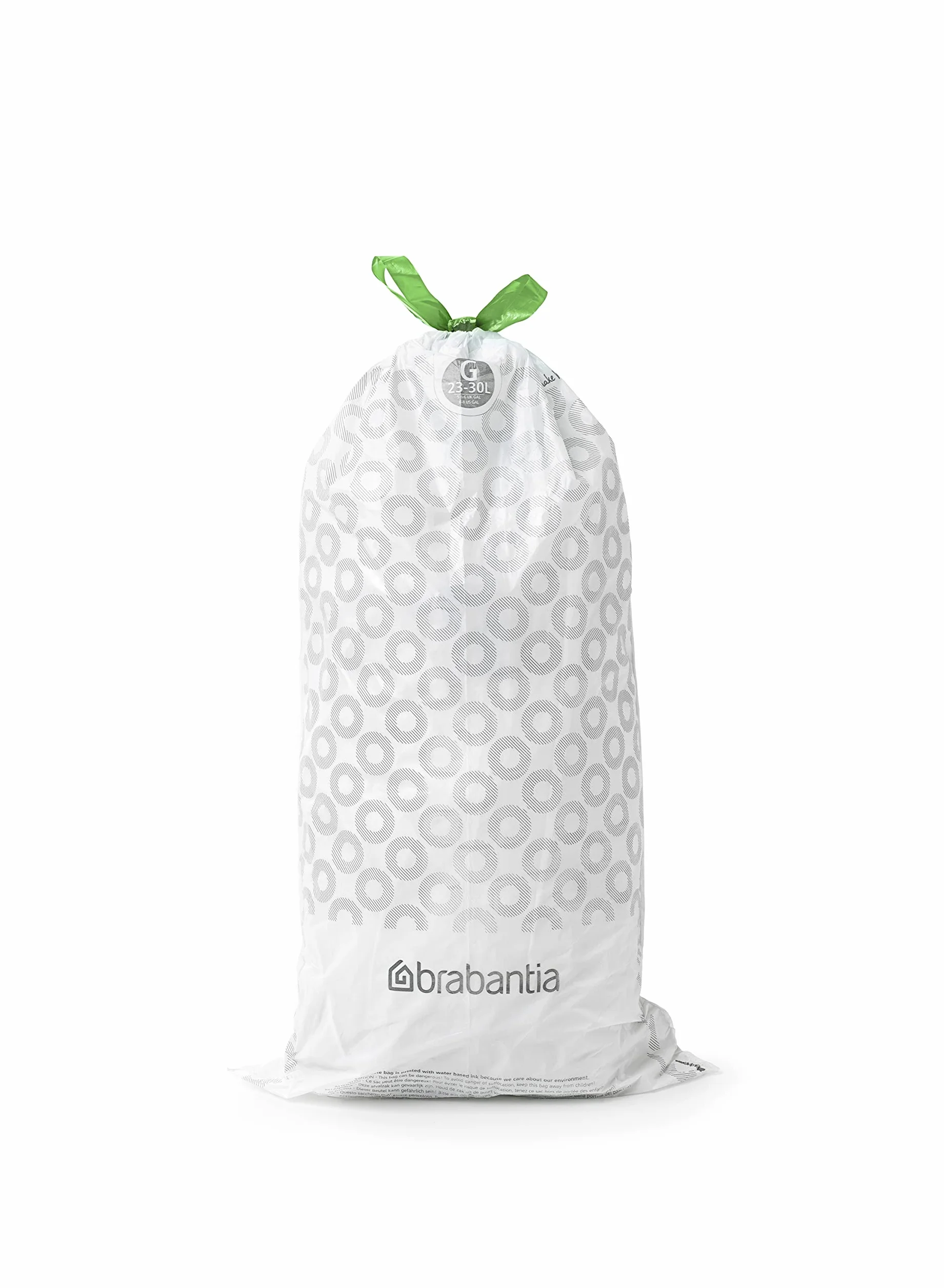 Brabantia Bolsas de Basura PerfectFit 23-30L 120 Bolsas con Cinta de Cierre
