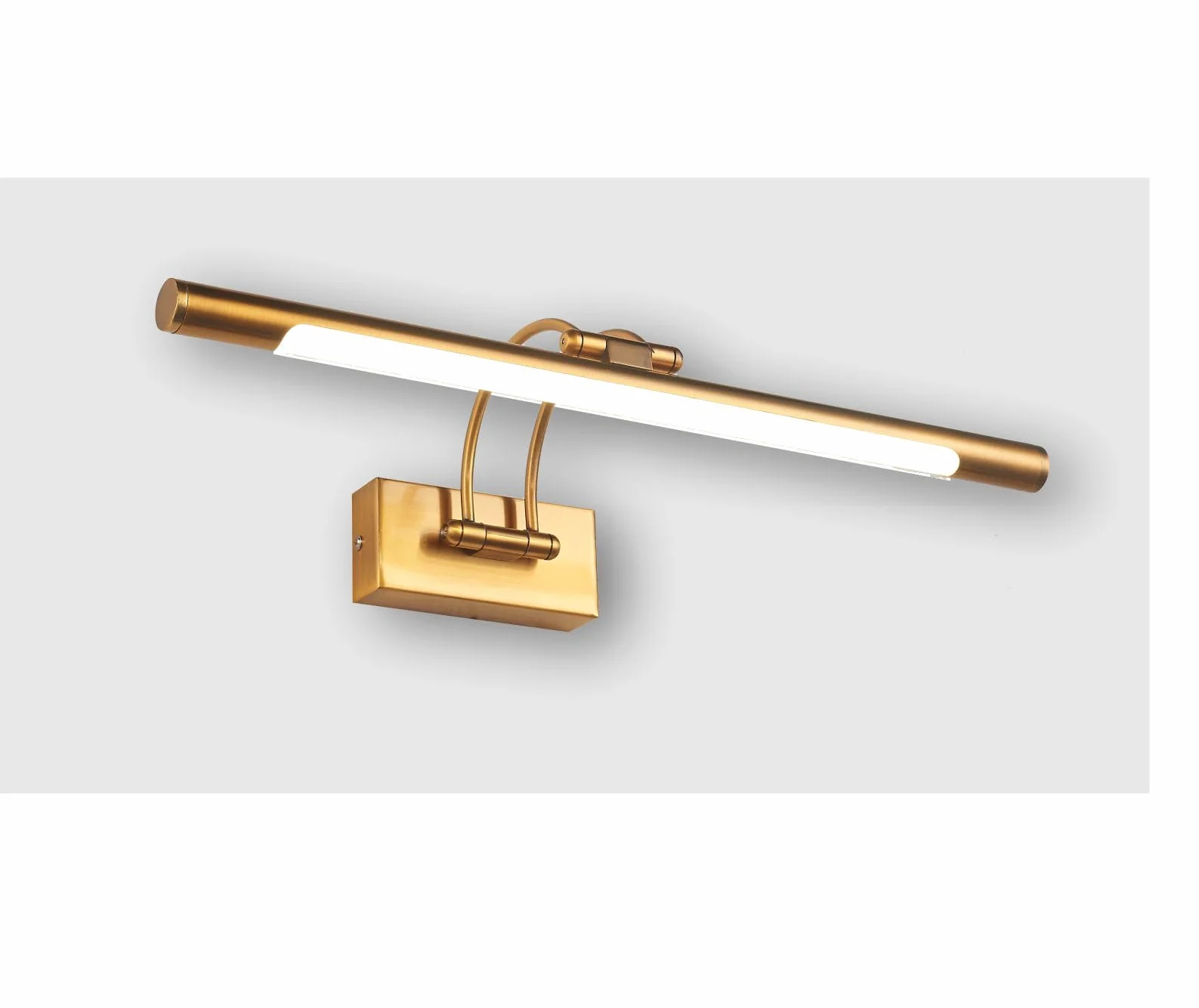Aplique LED de pared 8W 3000K Bronce envejecido 50cm articulado giratorio