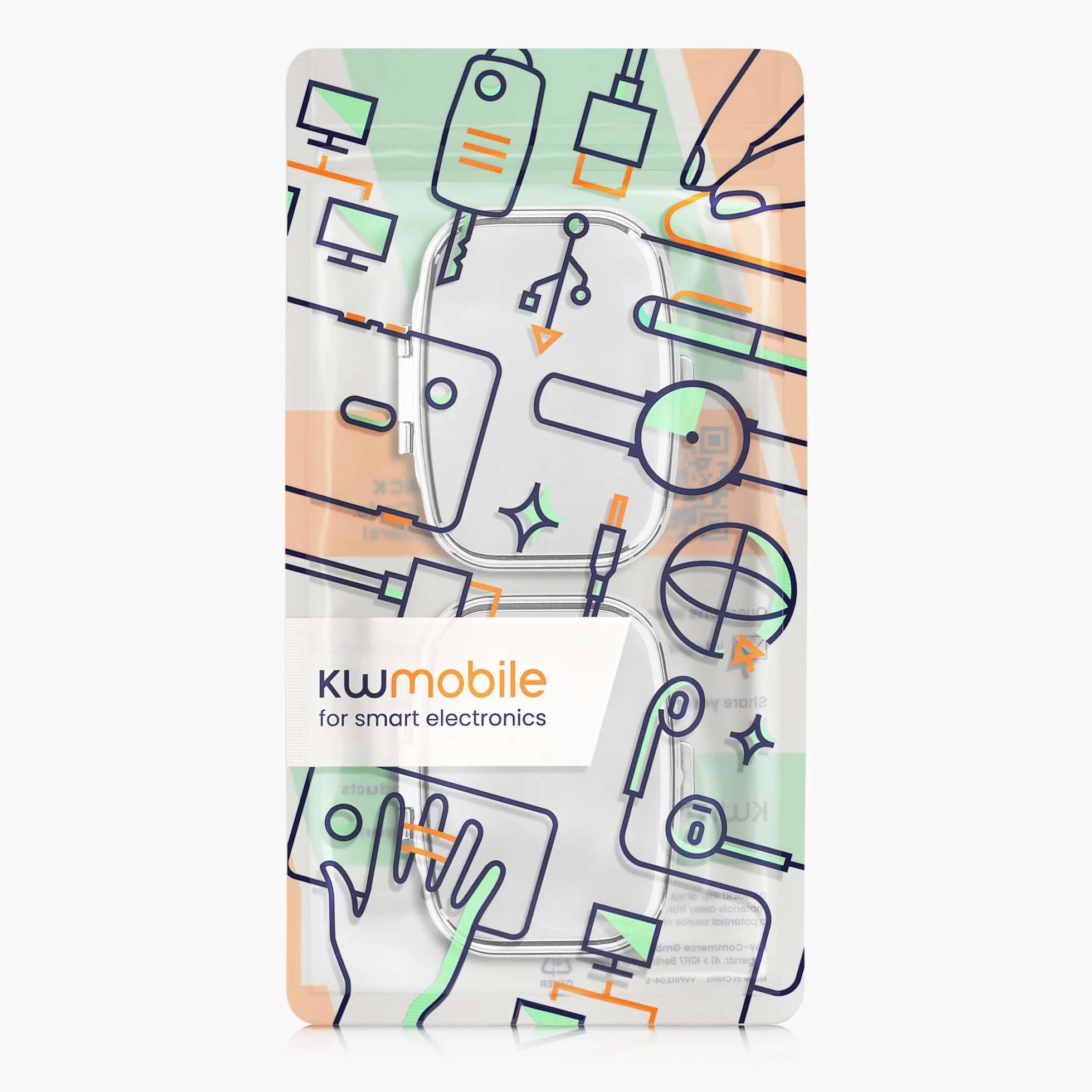kwmobile Pastillero metálico 2en1 acero inoxidable 2 compartimentos plata