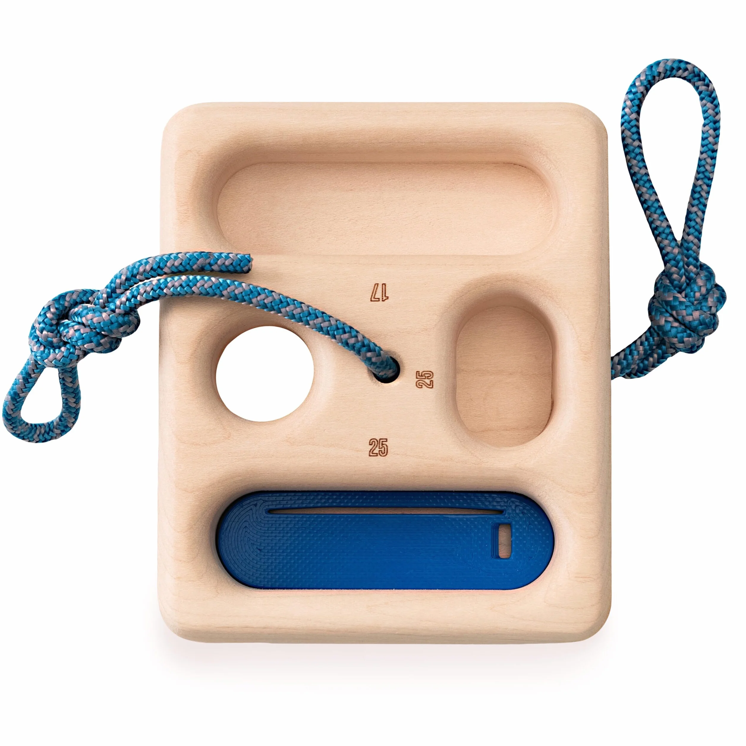 WhiteOak Pocket - Tabla portátil para colgar de madera, 12 x 10 x 3 cm, portátil, para entrenamiento de escalada, accesorio para escalada
