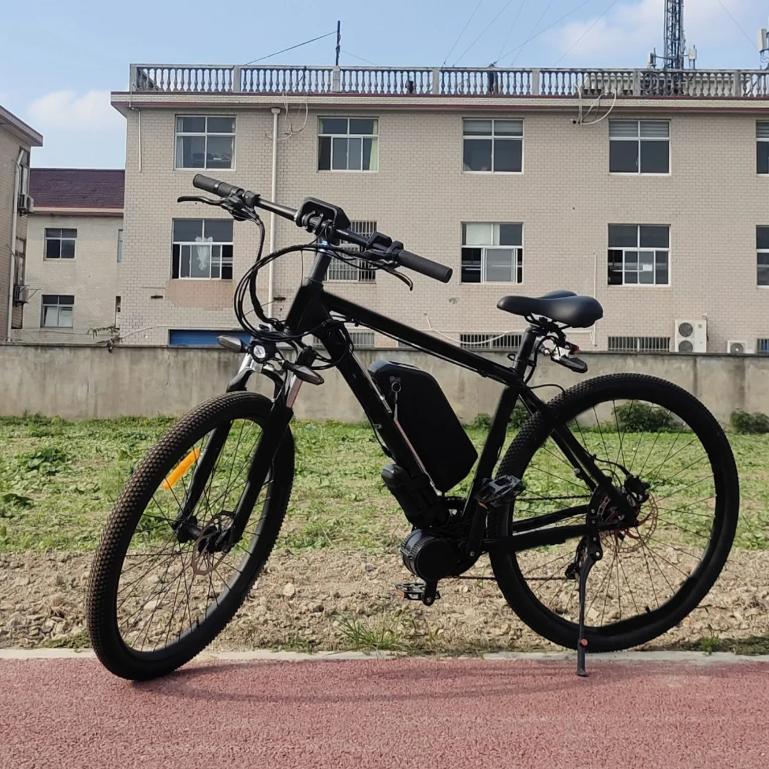 Kit de luces Ebike de 36 V, 48 V, 52 V, faros delanteros y traseros con indicadores de flujo, juego de iluminación LED impermeable para bicicleta eléctrica, triciclo, scooter, compatible con BAFANG