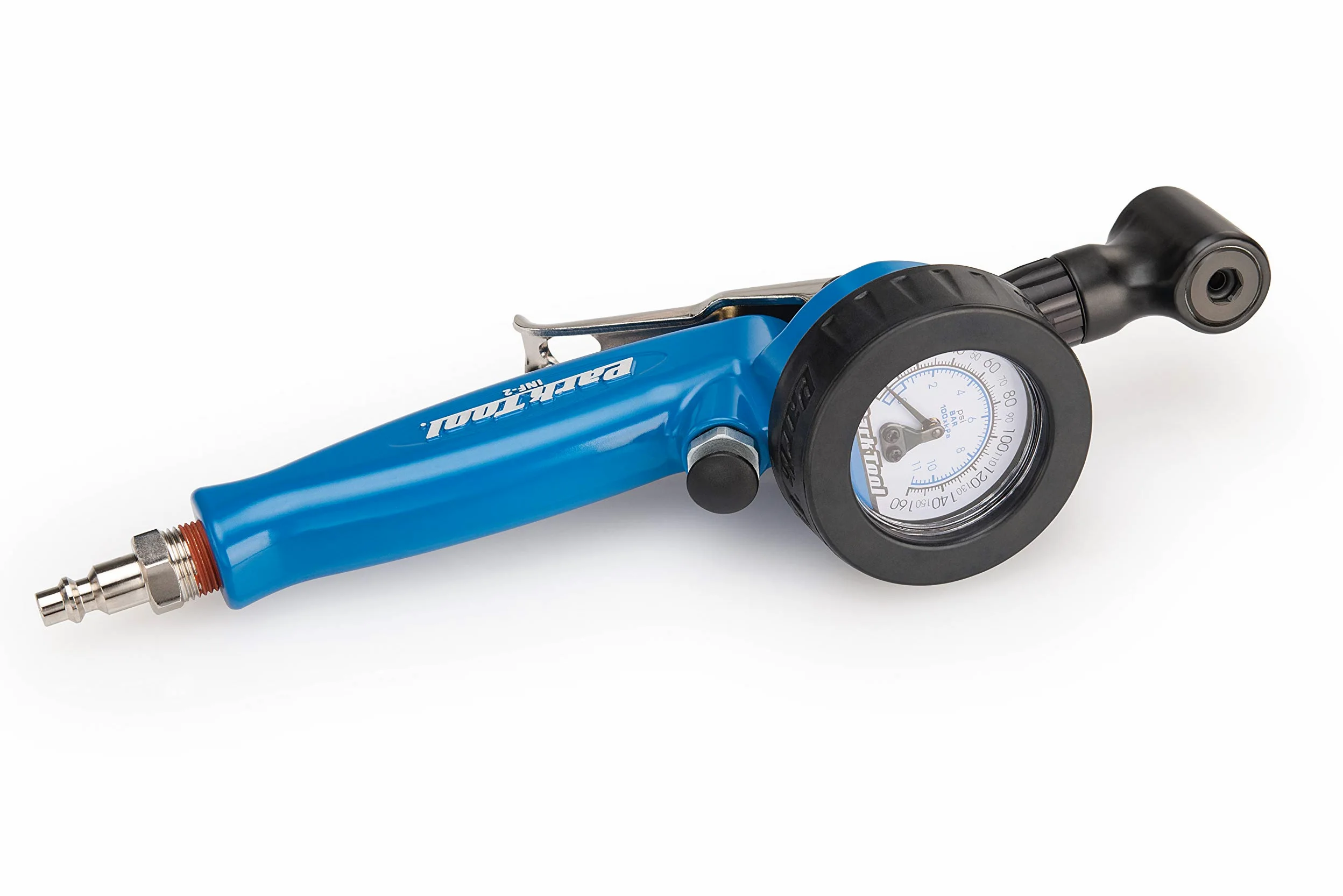 Park Tool INF-2 Shop Herramienta de inflador, Azul