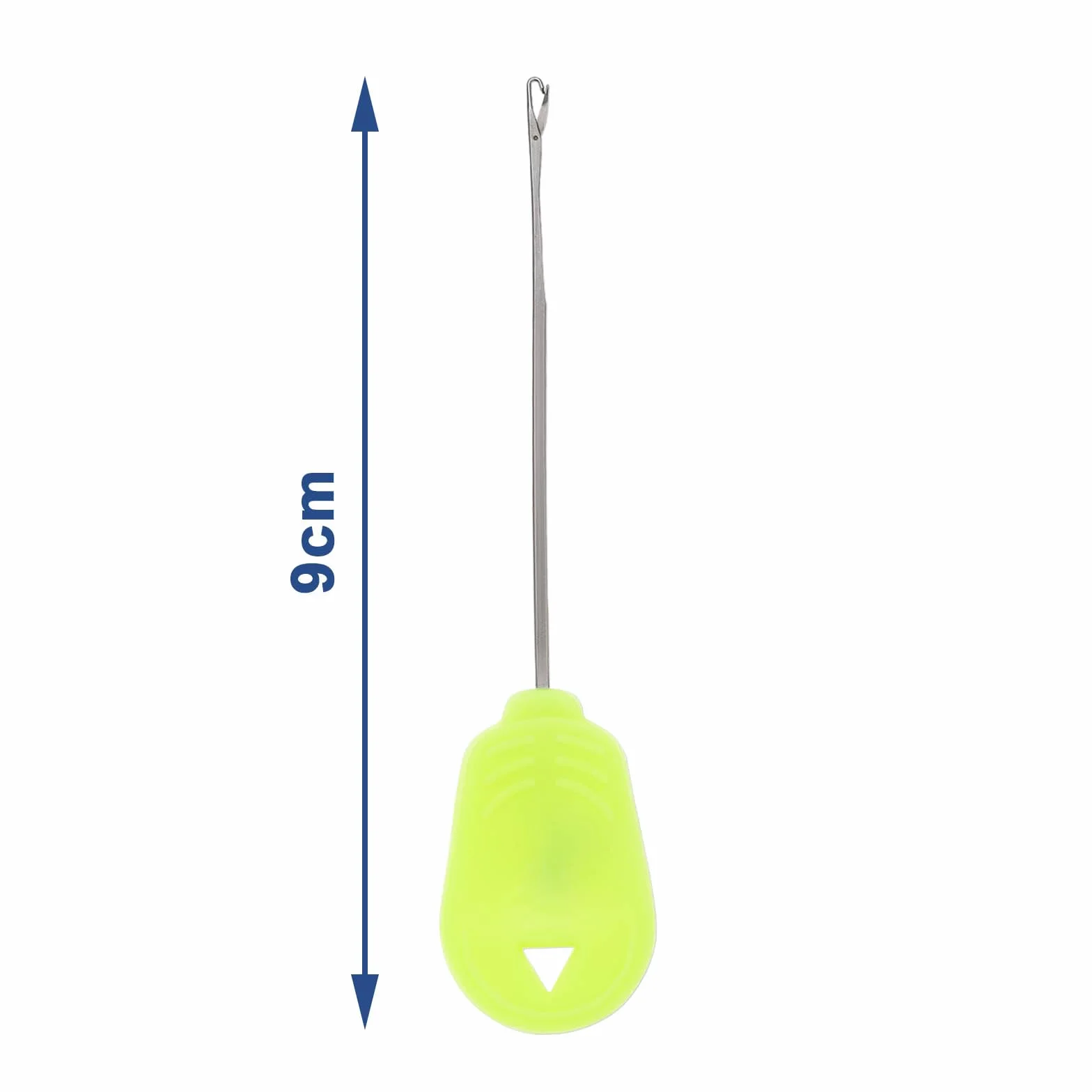 OTOTEC 5 agujas de cebo de 9 cm para pesca de carpa, herramienta de aparejos de pesca de carpa, aguja trenzada para señuelos de cebo, perforador, color amarillo