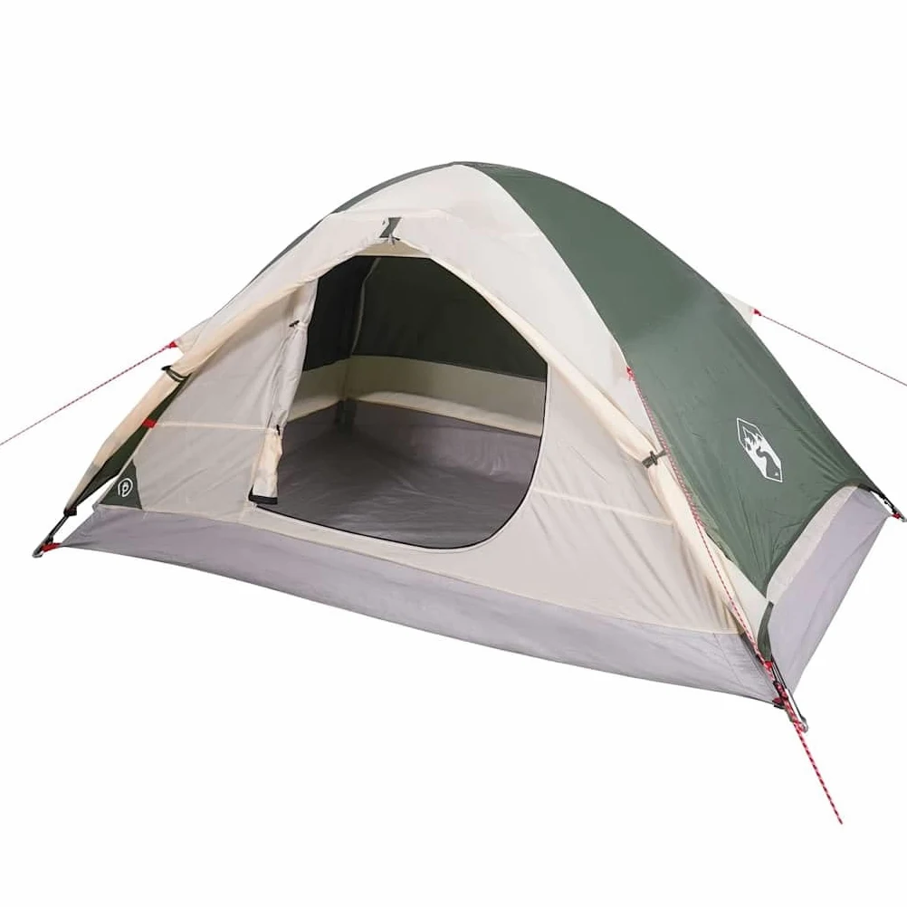 Tienda de campaña domo para personas, verde, impermeable, T-poliéster con revestimiento de PU, xx cm para exteriores y viajes