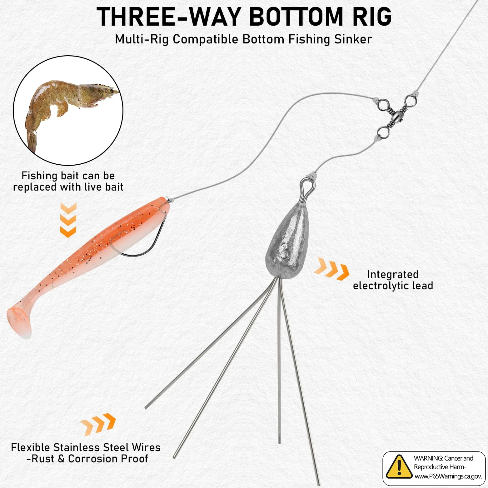 THKFISH 5 plomos de araña de cola larga para pesca de surf, pesos de plomo resistentes para agua salada, plomos de fundición de surf, pesca de gato y aventuras en la playa en arena marina oceánica