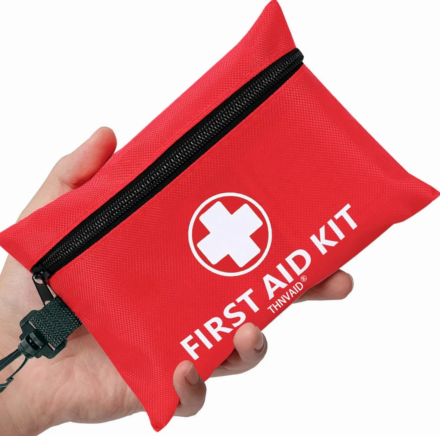 Mini botiquín de primeros auxilios – Kit de primeros auxilios pequeño de 147 piezas, con hebilla giratoria, ideal para coches, escuelas, deportes, hogares, viajes, camping, senderismo