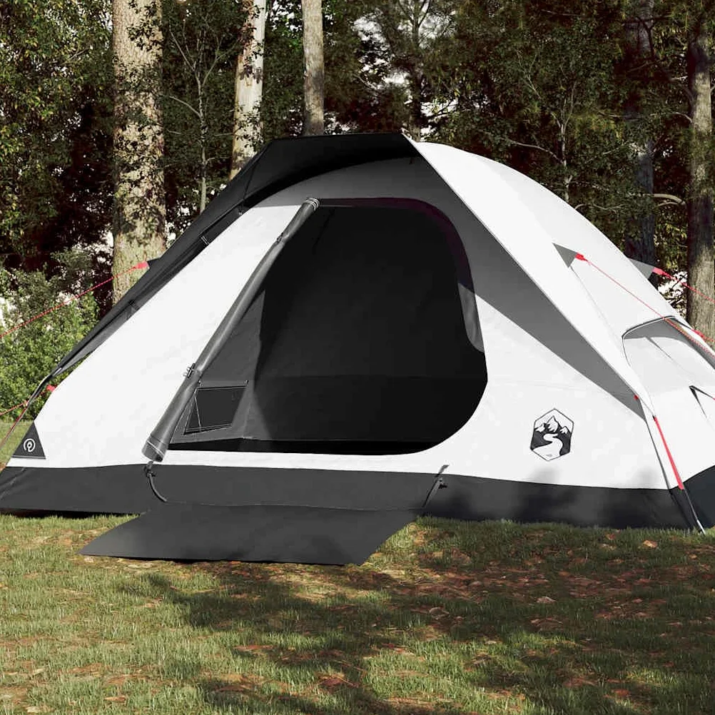 Tienda de campaña domo para personas, verde oliva, impermeable T poliéster para exteriores con conexión electrónica, tienda de campaña ligera para acampar