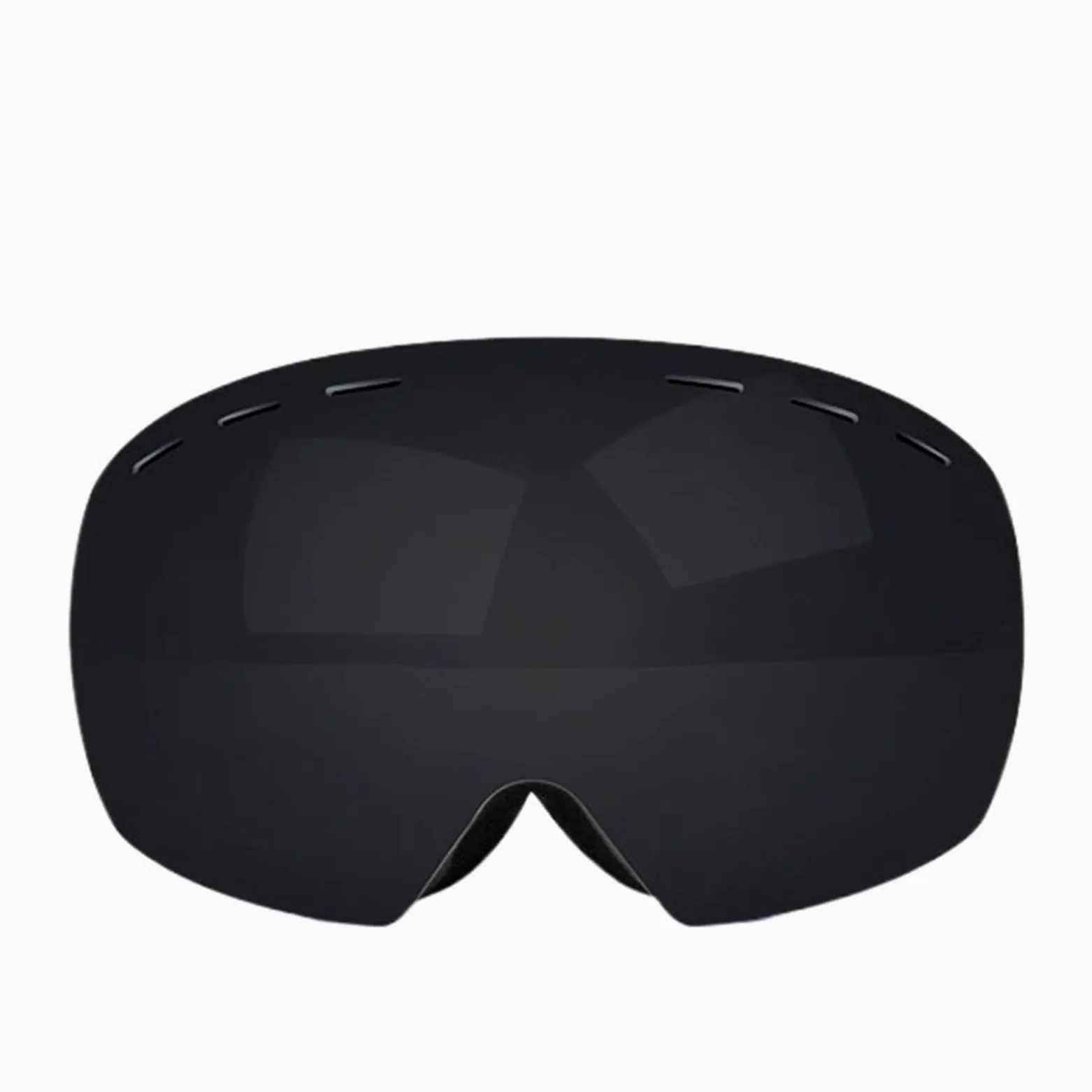 Gafas de esquí - Gafas de esquí antiniebla Gafas de snowboard para nieve con doble capa magnética Gafas para motos de nieve Gafas de esquí para deportes al aire libre (Color: Blanco) (Negro Rojo)