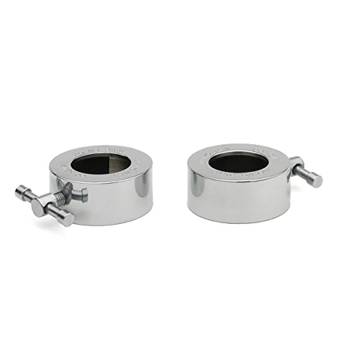 Paquete de 2 clips de resorte para barra (25 mm, 28 mm, 30 mm y 50 mm), collares de ejercicio para barras olímpicas, pesas de gimnasio, fitness, entrenamiento, asas de plástico suave, acero de alta