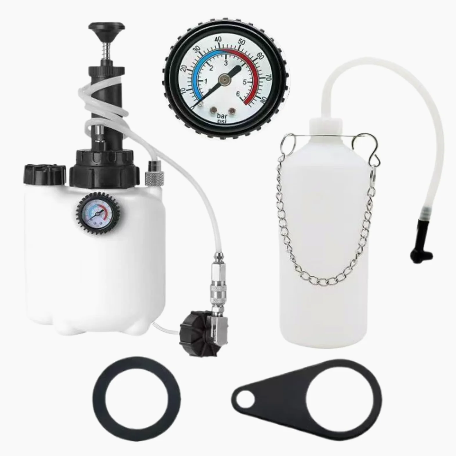 Sangrador De Frenos A Presión Sangrador De Presión Para Cambio De Líquido | Amplia Compatibilidad Vehículos Adecuado para Viaje Camping