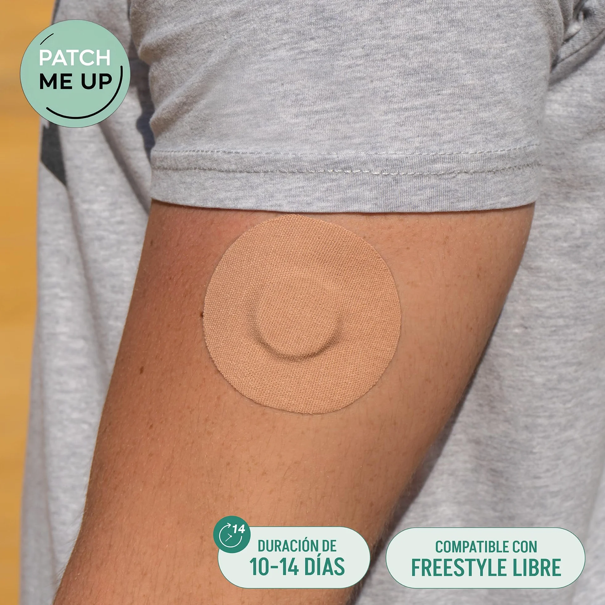 Parches Sensor Freestyle Libre 2 y 3 Adhesivos Hipoalergénicos Impermeables Fijación 14 Días Protector Medidor Glucosa