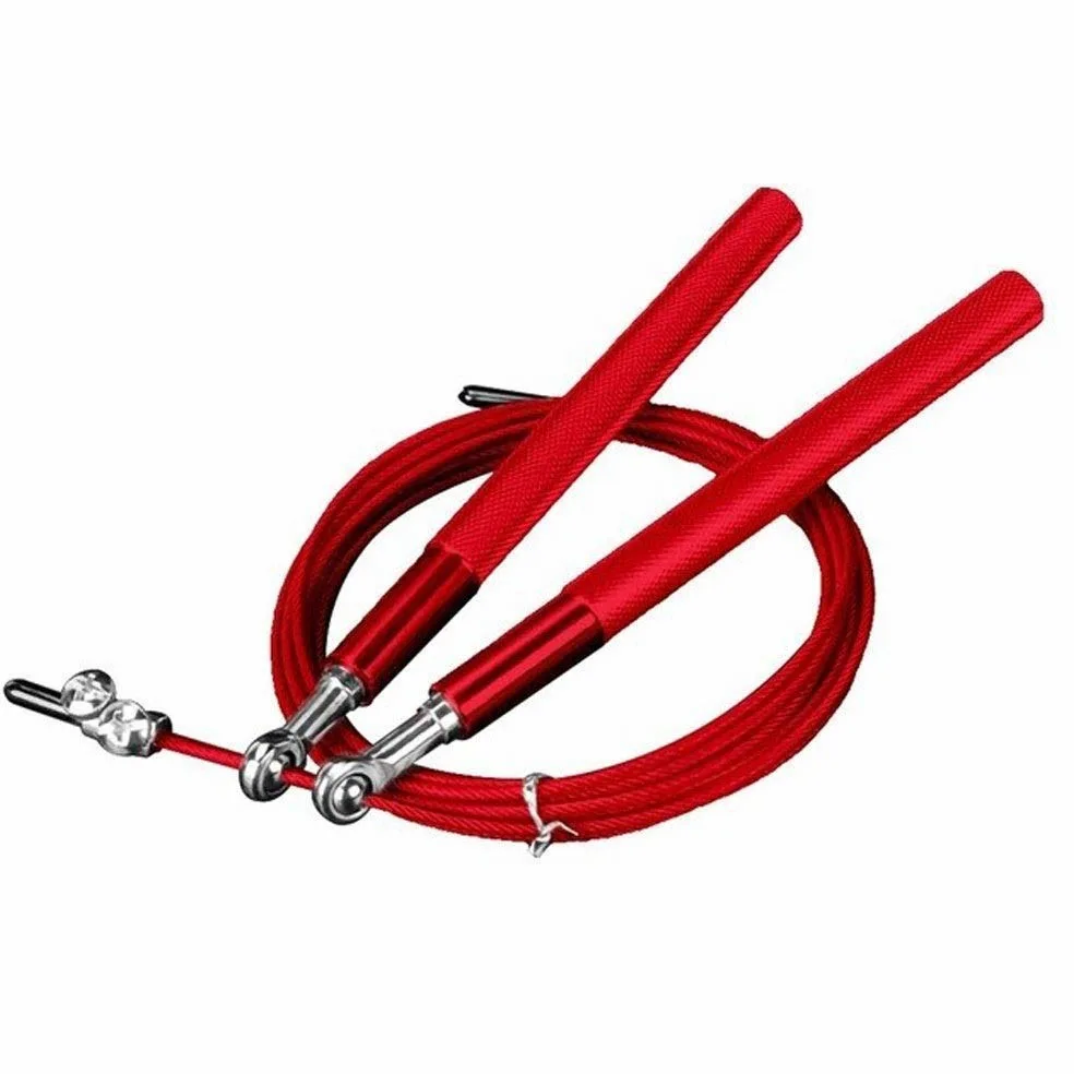 XIANGFATS Cuerda Saltar Ajustable de la Cuerda de Acero de Alta Velocidad de Salto Doble rodamiento Gimnasio comba de Saltar la Cuerda Ejercicio Fitness Equipment Saltar la Cuerda (Color : 2)