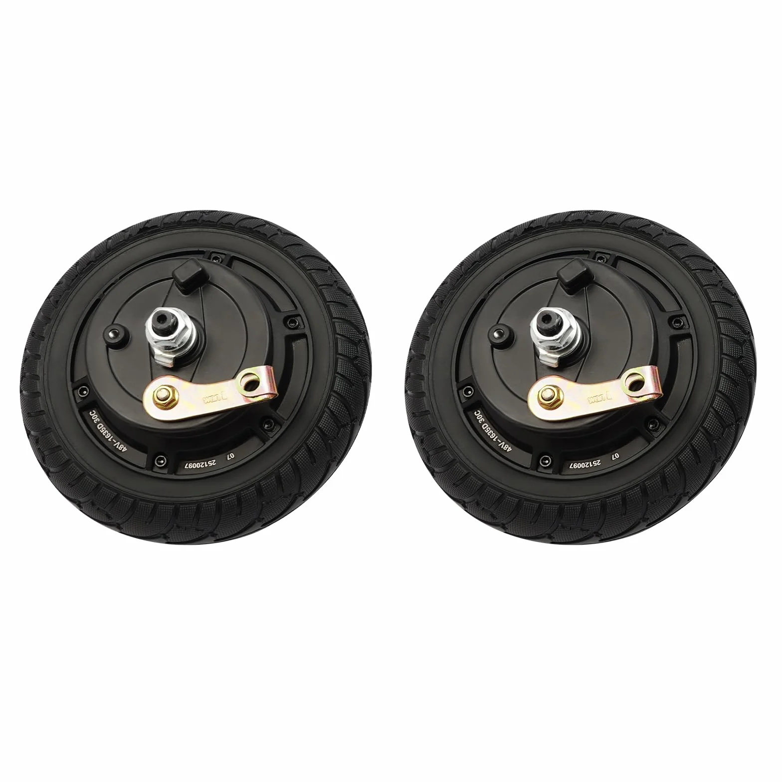 Motor de rueda de 8 pulgadas, kit de conversión de motor de 350W, kit de conversión de motor con marcha atrás, kit de conversión de motor eléctrico de CC de 24/36/48V, 740 rpm, interruptor de 3