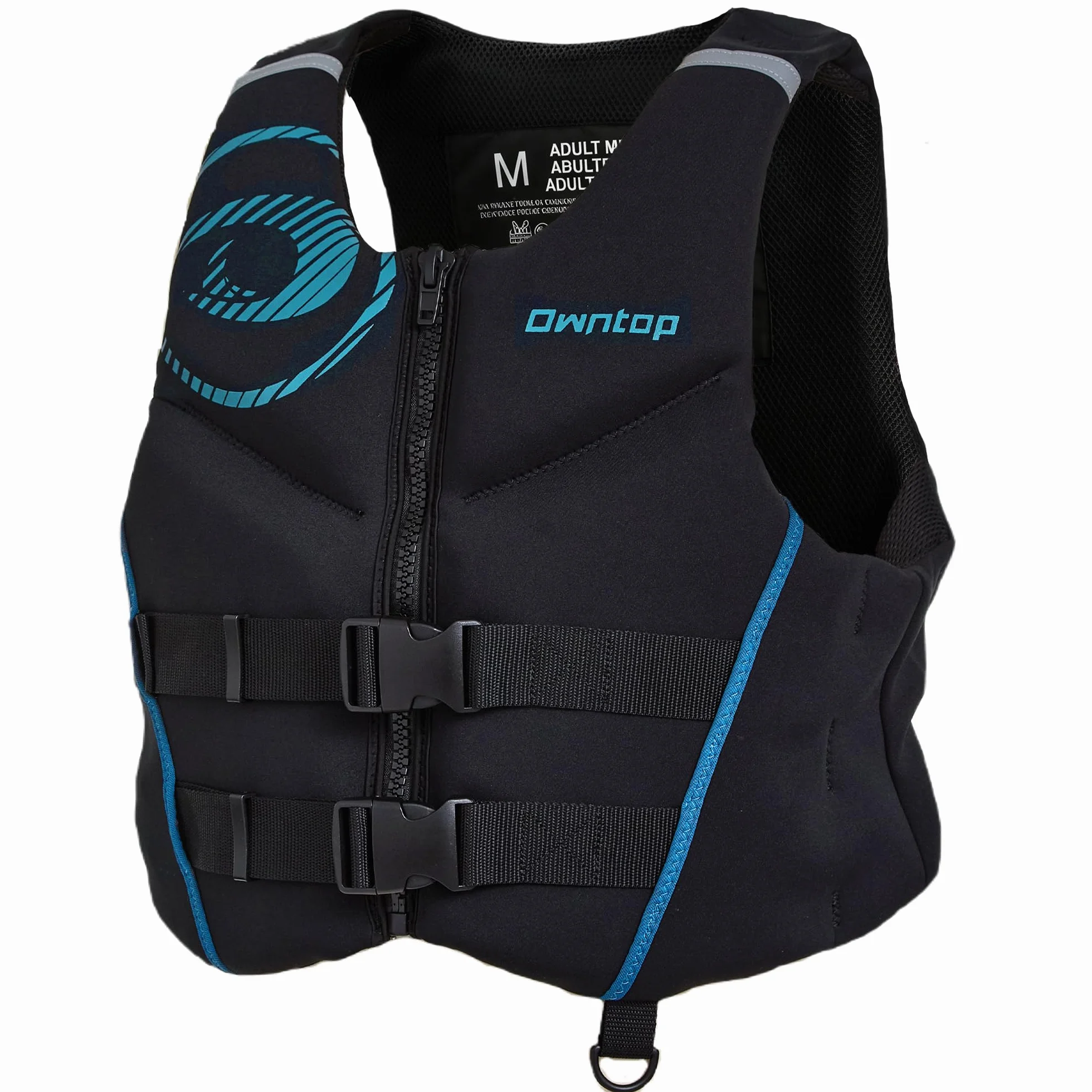 Owntop Ayuda a la Flotabilidad para Adultos | Chaleco de Natación de Neopreno Ligero | Chaleco de Flotabilidad Plegable con Doble Correa de Ajuste para Kayak, Paddle y Navegación