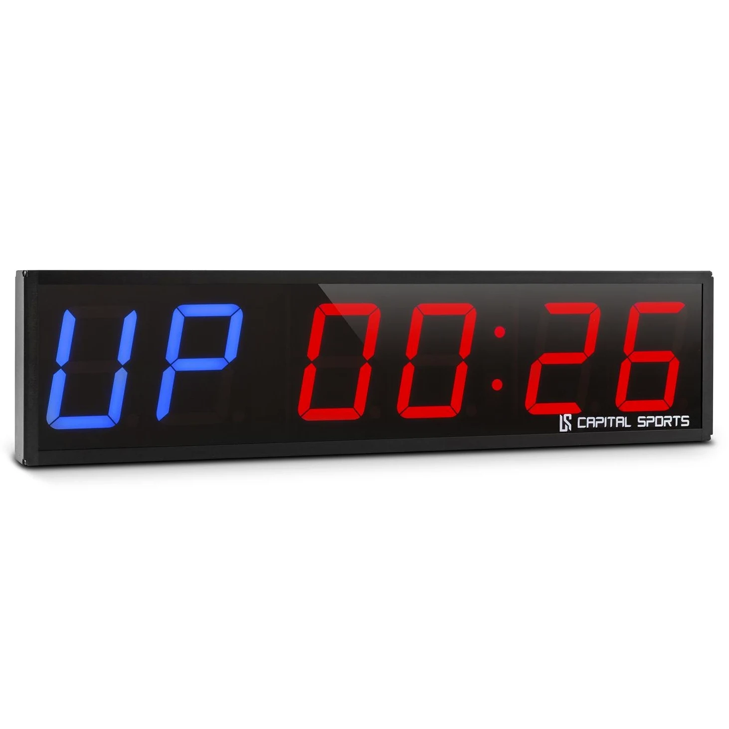 Capital Sports Timeter - cronómetro, cronómetros Deportivos, cronómetro Mesa, Señal Sonora, Mando Distancia, Ideal Entrenamiento Circuito, Rondas, Series, Memoria 14 Tiempos programados 2.0-6 Dígitos