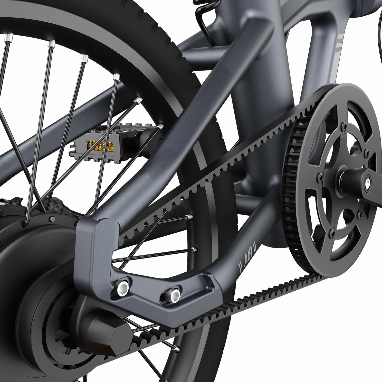 A Dece Oasis Ado Air20S V26 Bicicleta Eléctrica Plegable, E-Bike Ultraligera 20'' con Suspensión, Motor 250W/50Nm, Autonomía 100km, App Ado, Pantalla IPS de 2,4'',Incluye Cesta Delantera