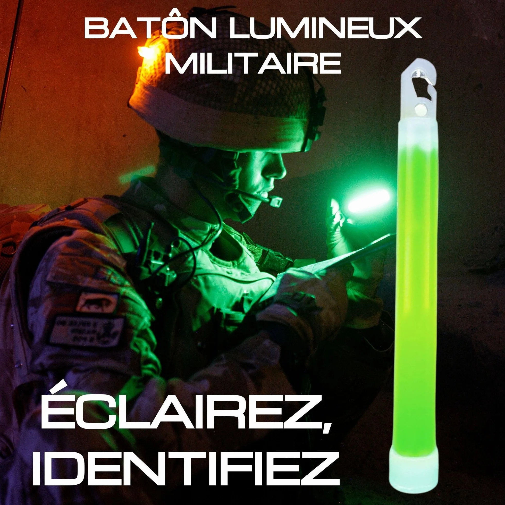Cyalume ChemLight Lightsticks - Barra luminosa de 15 cm, con duración de 12 horas (caja de 20)