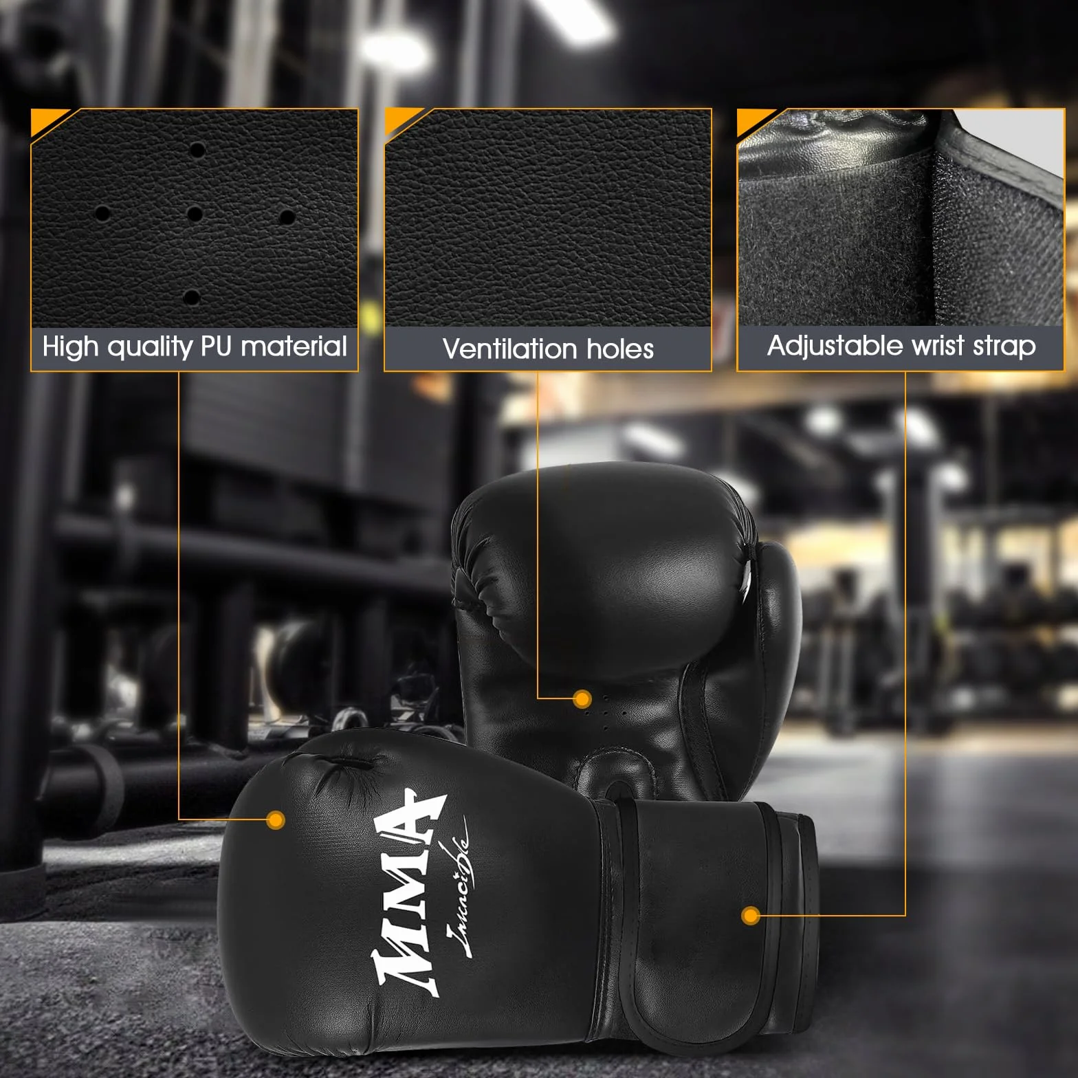 Saco de boxeo colgante para saco de boxeo sin relleno de pera de boxeo Muay Thai, juego con guantes de boxeo, cadena, ganchos de techo para adultos, jóvenes, niños, kickboxing, muay tailandés, karate