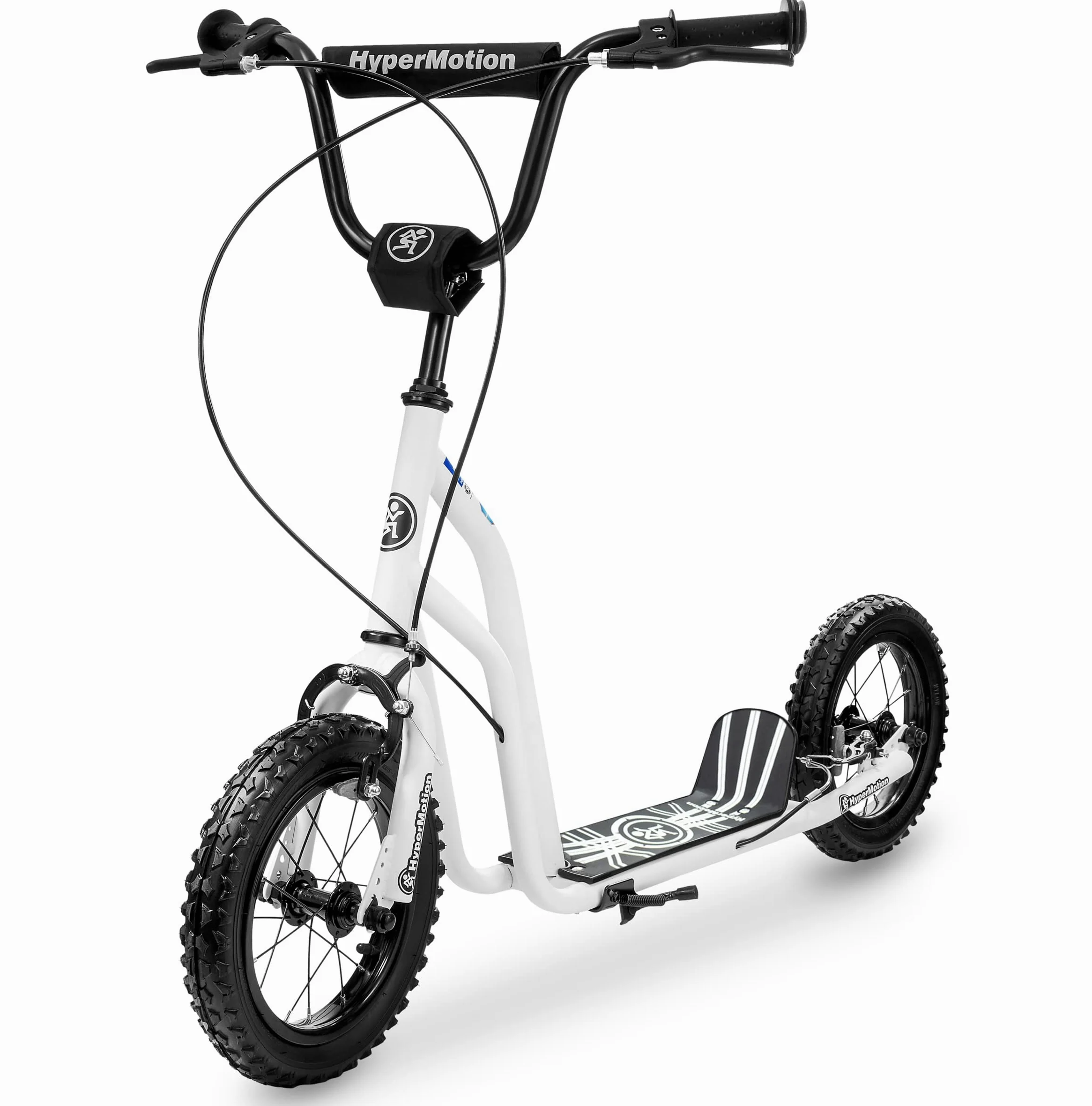 HyperMotion Patinete para Niños con Ruedas Hinchables de 12" - Estructura de Acero Resistente