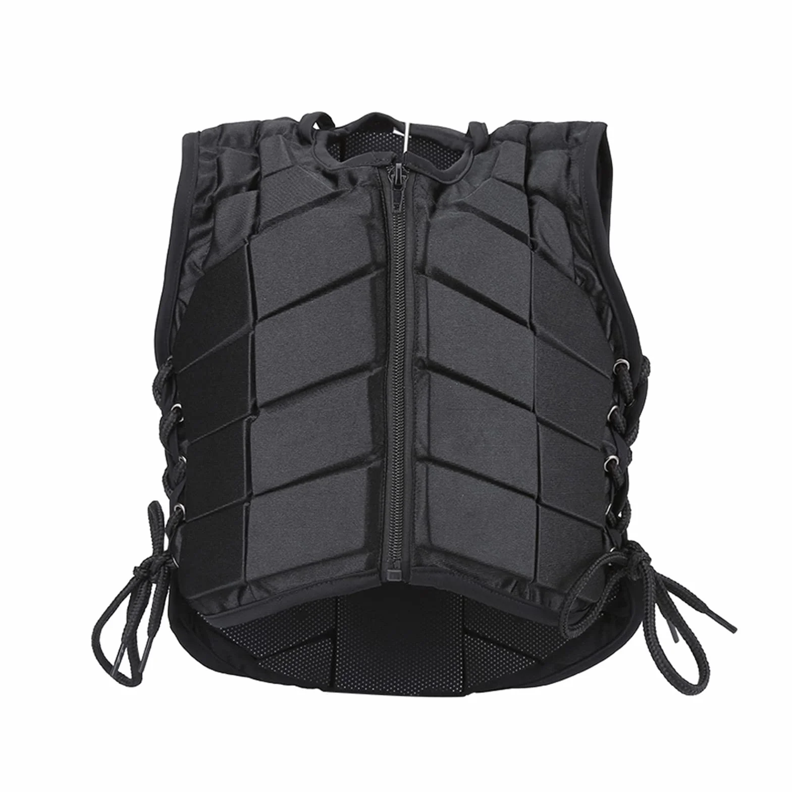 Ecuestres chaqueta protectora chaleco， Chaleco de seguridad for entrenamiento de equitación protector acrílico negro, chaleco de equitación cómodo for niños y niñas(CM)