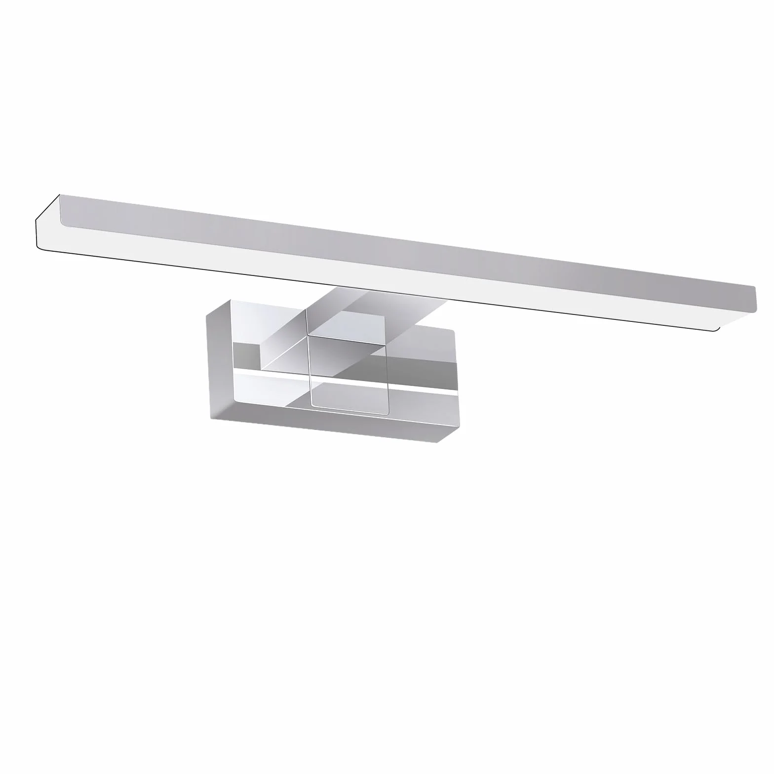 Homefire Luz de pared LED 8W 40cm Cromo IP44 4000K para espejo de baño