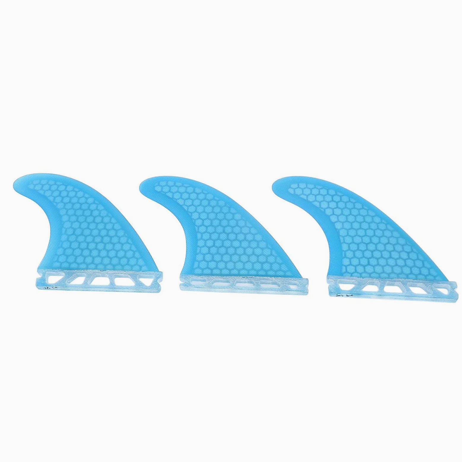 Alomejor Aleta de Tablero de Surf, Aleta de de Fibra de Vidrio de Panal, Compatible para Paletas de Río y Margen de Océano
